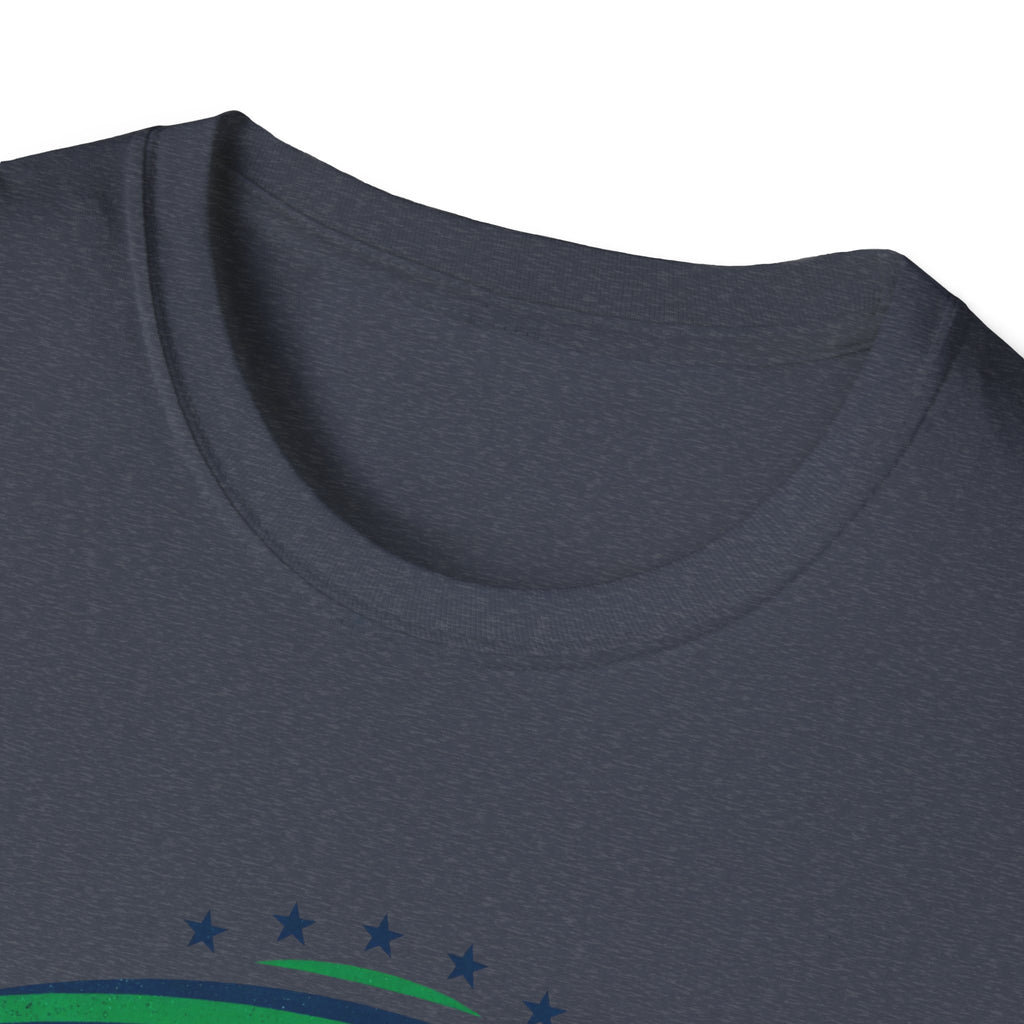 Brasil Retro Arch T-Shirt | Brazilian Flag Colors, Soccer Pride