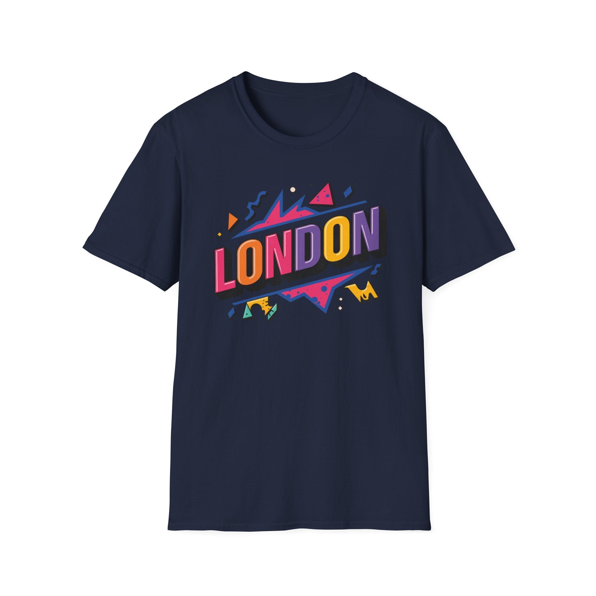 London Pop Art T-Shirt — Colorful Retro City Graphic Tee