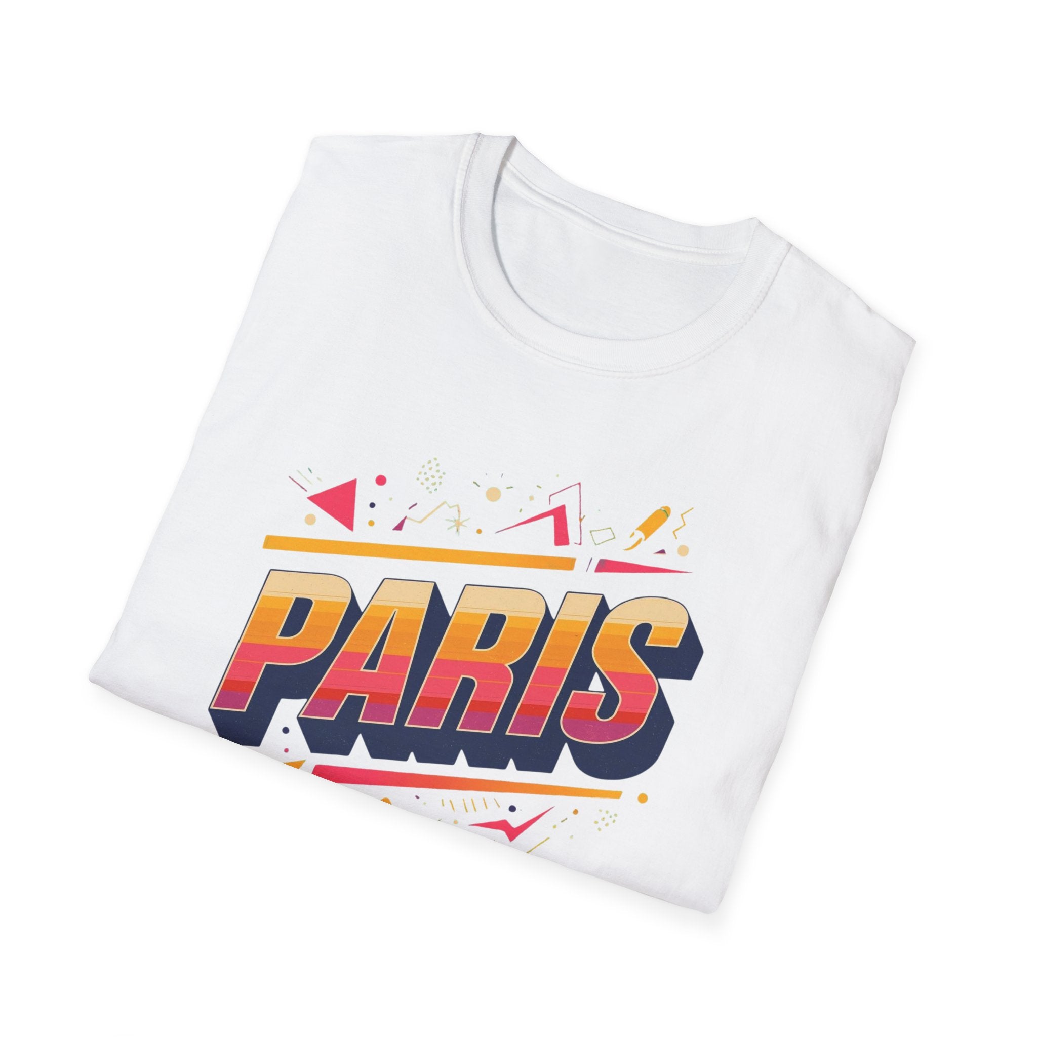 Paris Retro Graphic T-Shirt — Vintage 80s Style Travel Tee