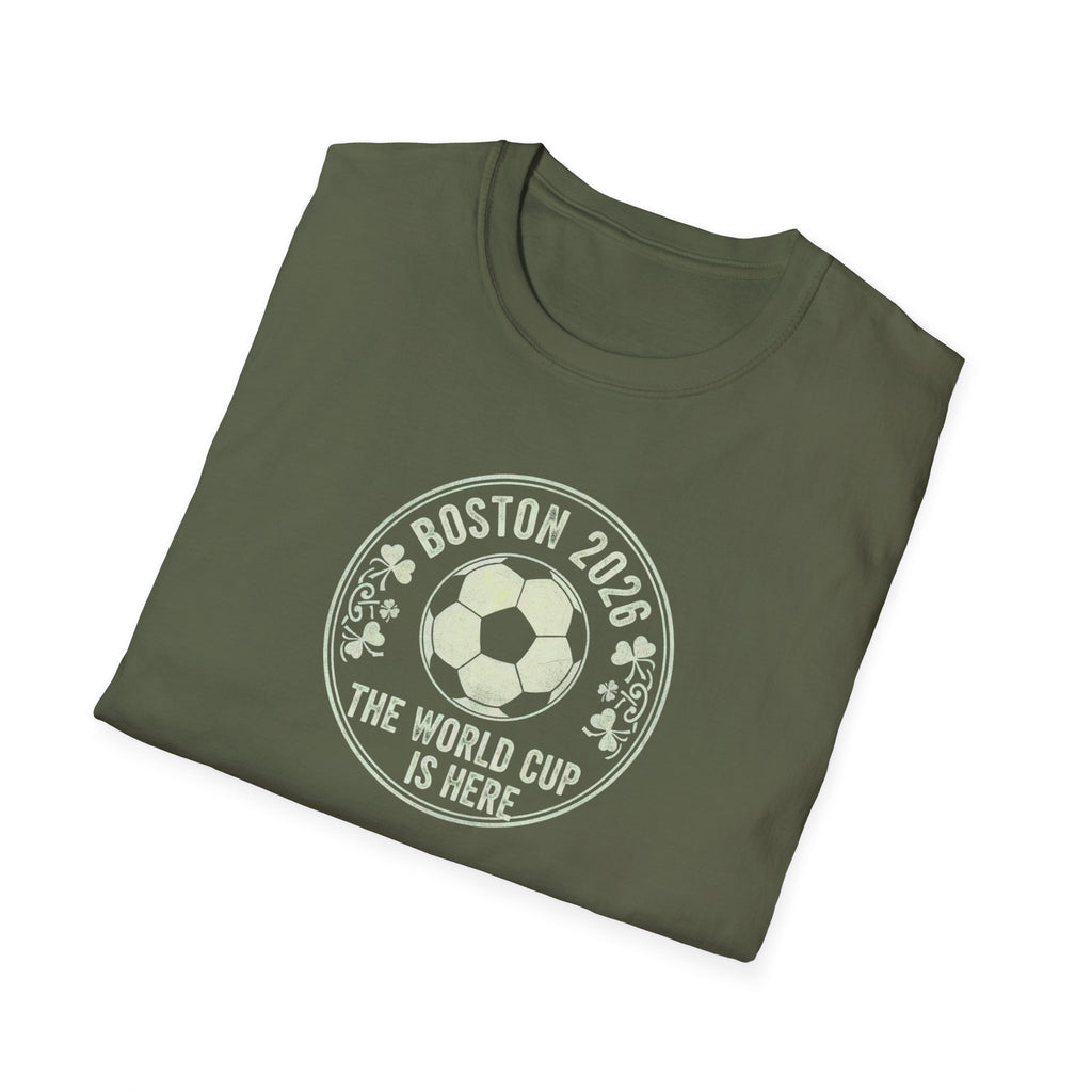 Boston 2026 World Cup Soccer T-Shirt — The World Cup Is Here