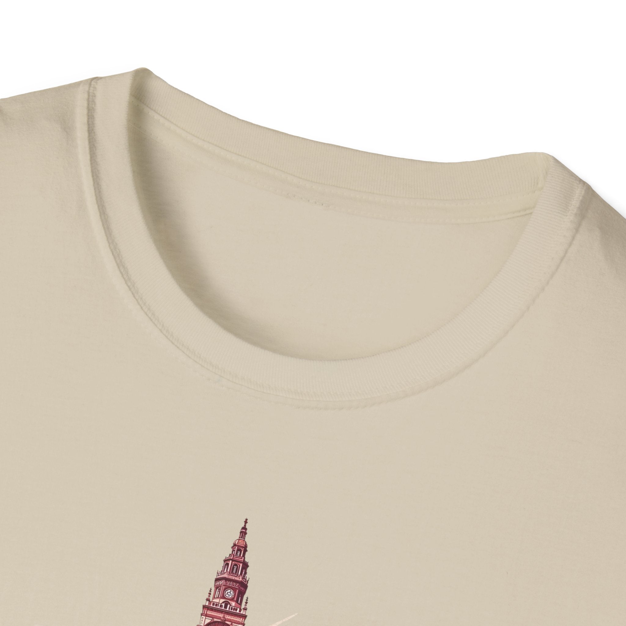 Munchen skyline brushstroke T-Shirt | Munich cityscape souvenir