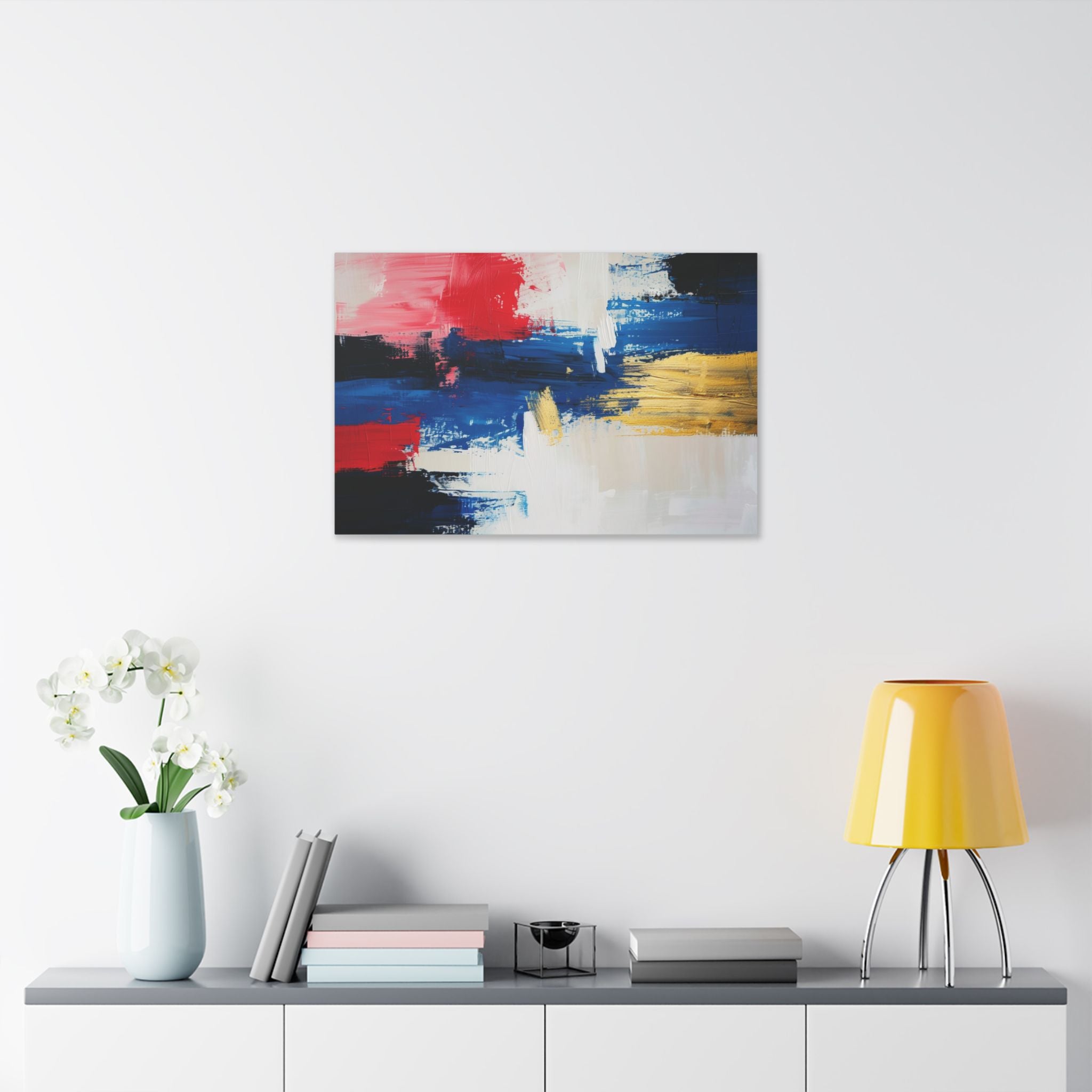 Abstract Color Splash Canvas - Paris French artistic heritage