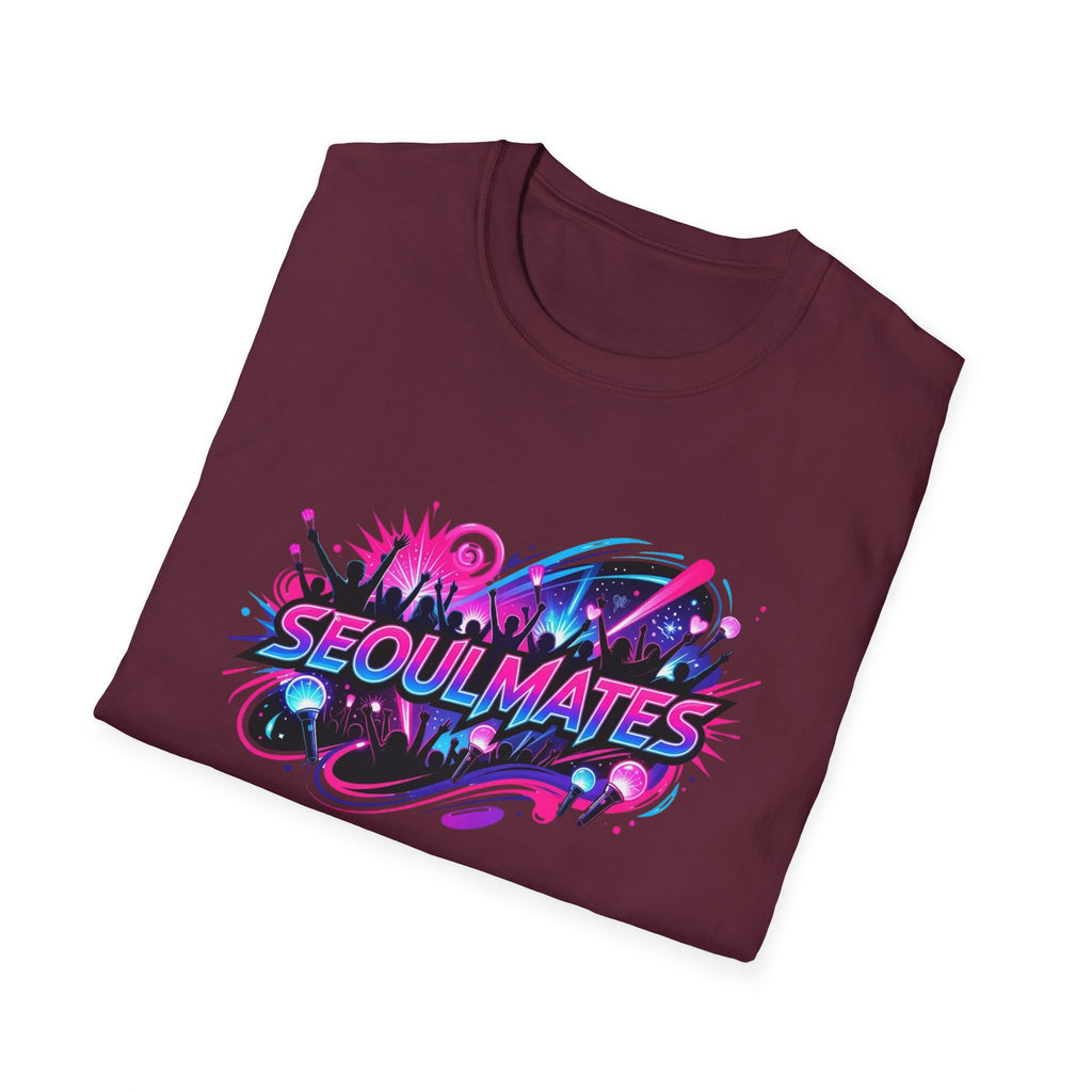 Seoulmates Graphic T-Shirt — Neon K-Pop City Vibe Tee
