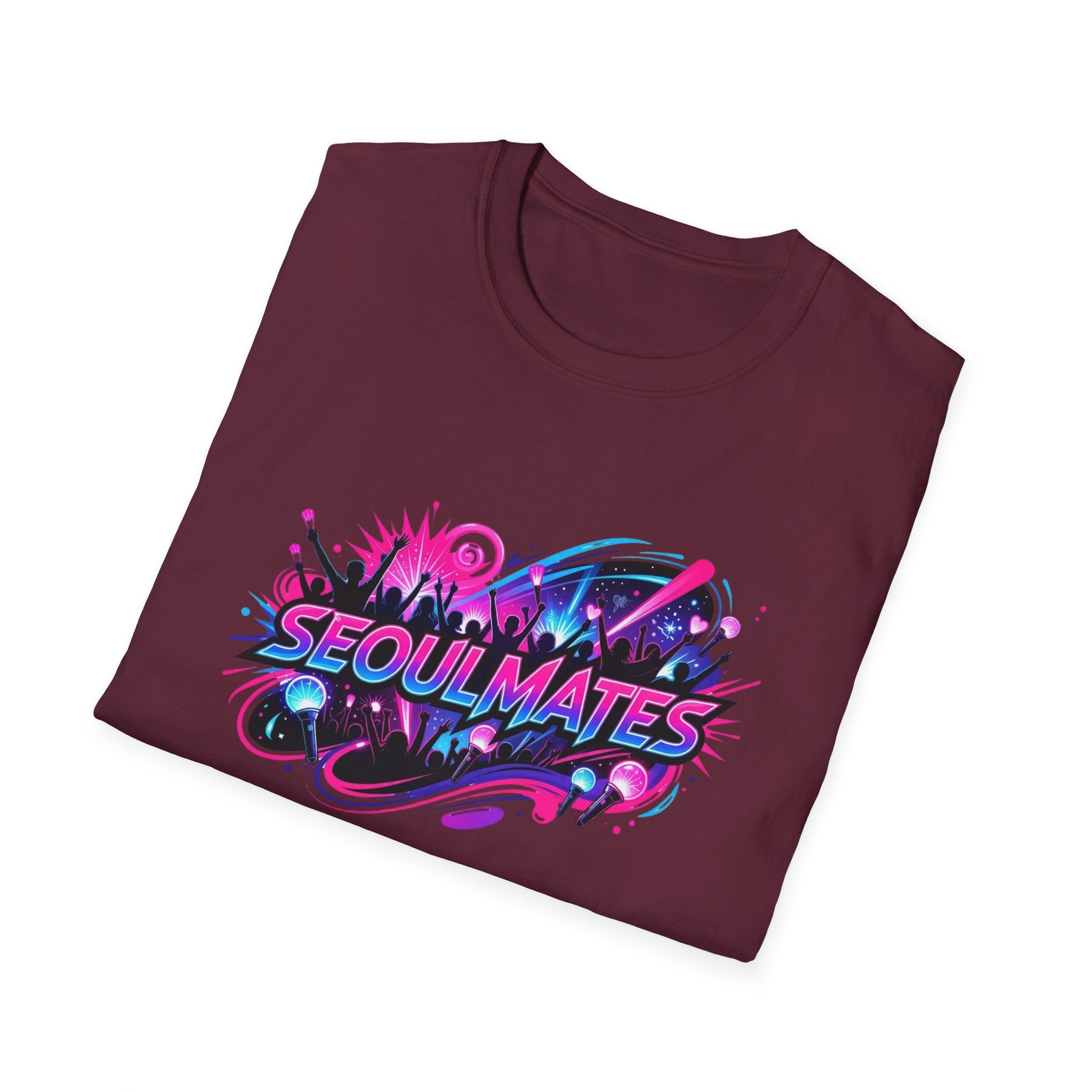 Seoulmates Graphic T-Shirt — Neon K-Pop City Vibe Tee