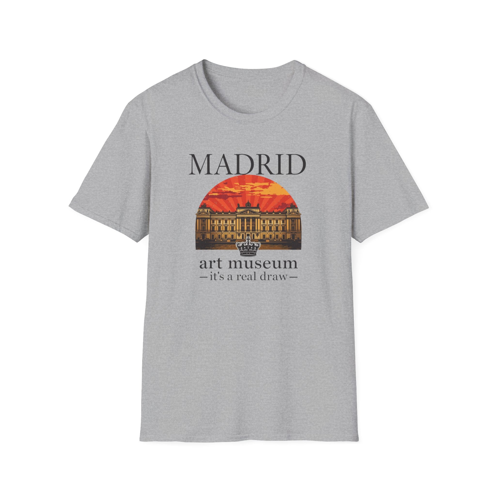 Madrid Art Museum T-Shirt — Vintage Sunset Prado Travel Tee