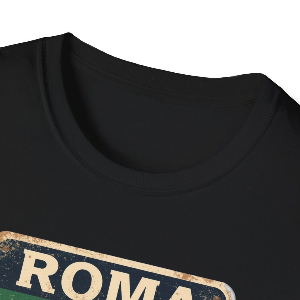 Roma Vintage Italy T-Shirt — "Honk If You Like Silence" Retro Rome Tee