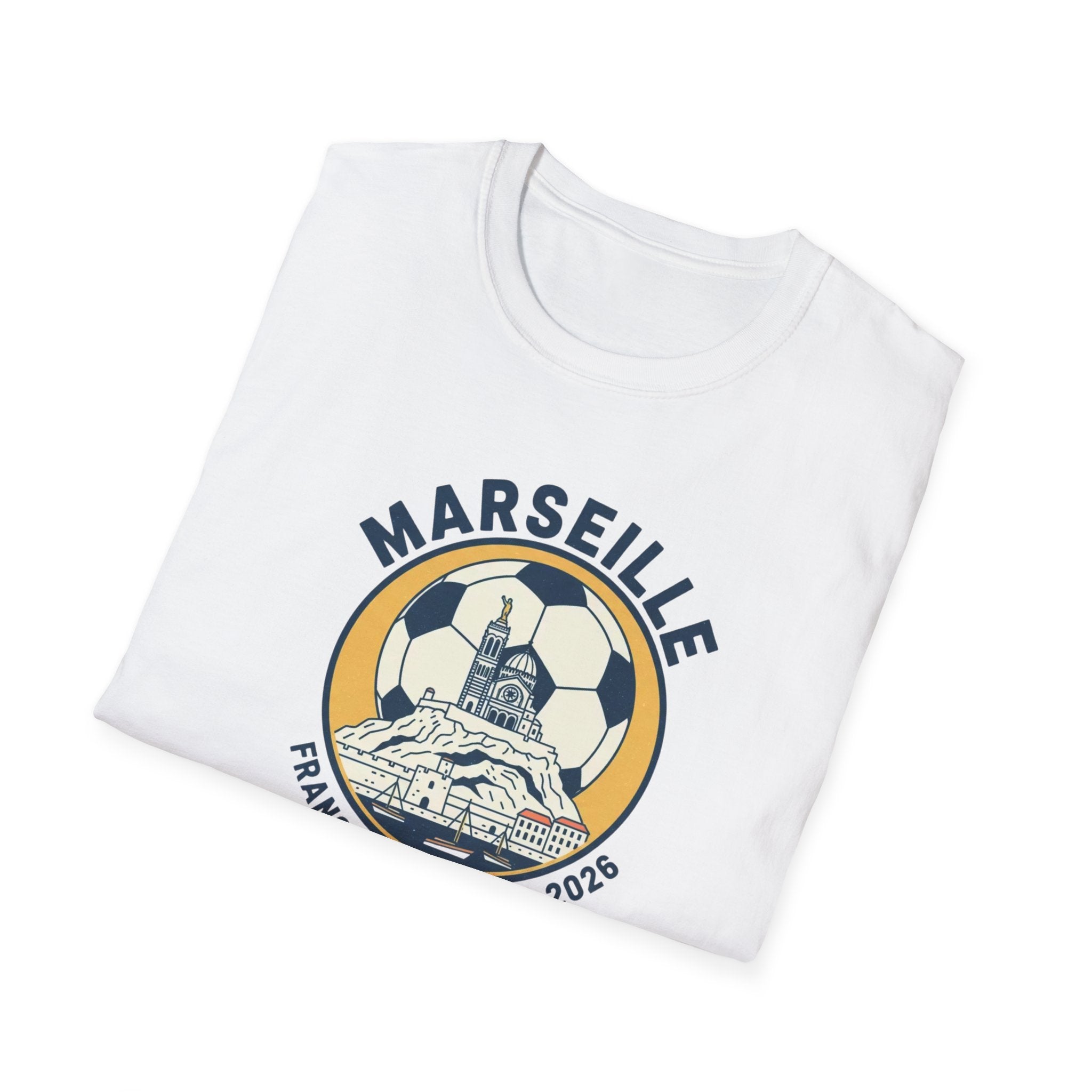 Marseille Soccer T‑Shirt – France World Cup 2026 Stadium Graphic