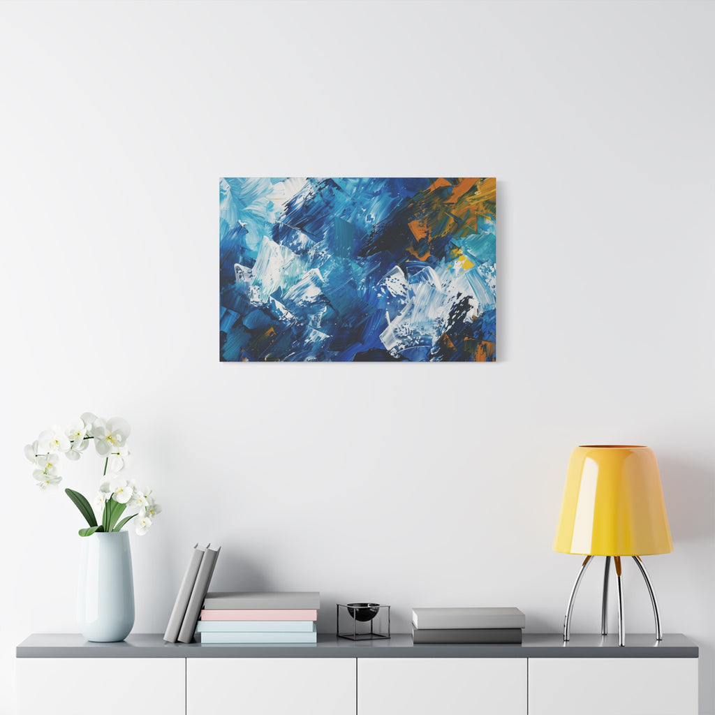 Abstract Painting Inspired by Munich and Bavarian Culture Stretched Canvas Wall Art