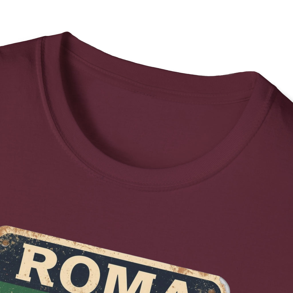 Roma Vintage Italy T-Shirt — "Honk If You Like Silence" Retro Rome Tee
