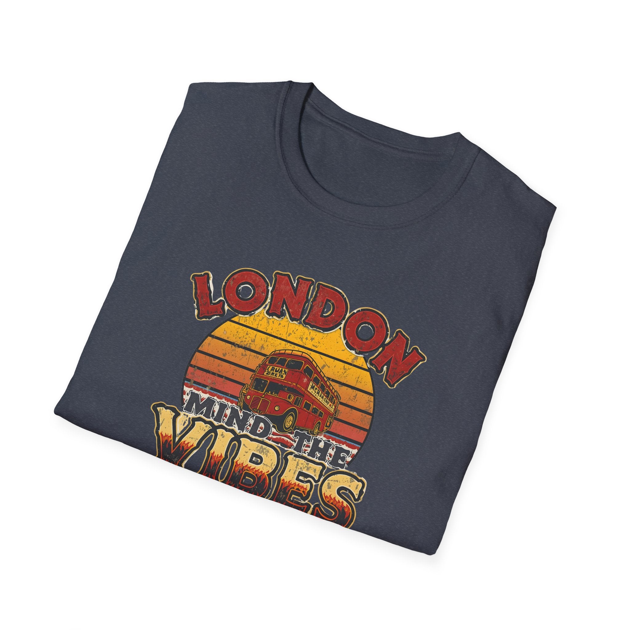 London Vibes T-Shirt — Retro "Mind the Vibes" Graphic Tee