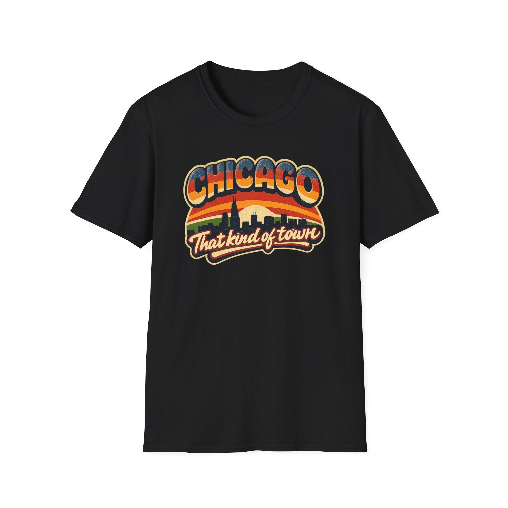 Chicago Retro Skyline T-Shirt — "That Kind of Town" Vintage City Tee