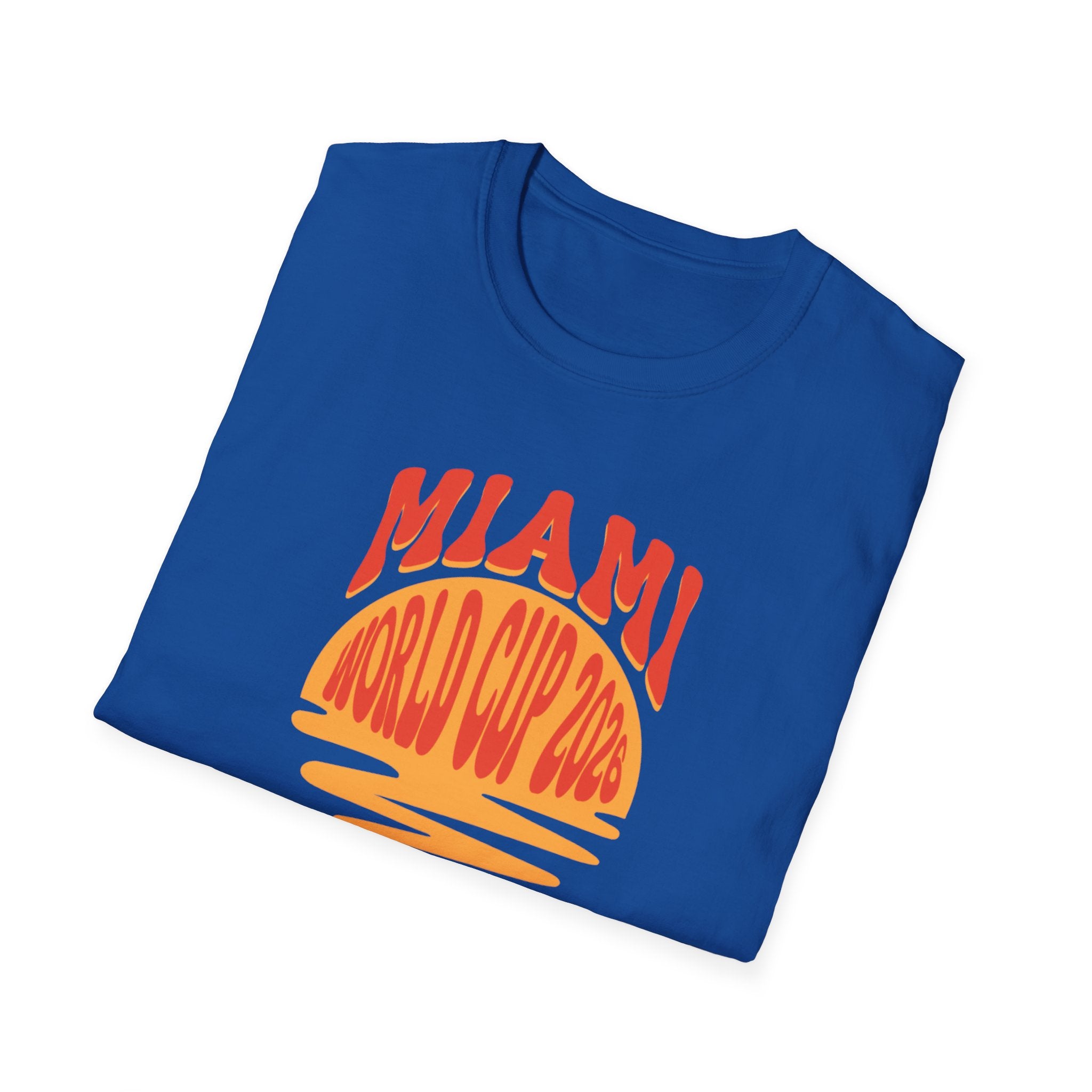 Miami World Cup 2026 T-Shirt – Retro Sunset Soccer Tee