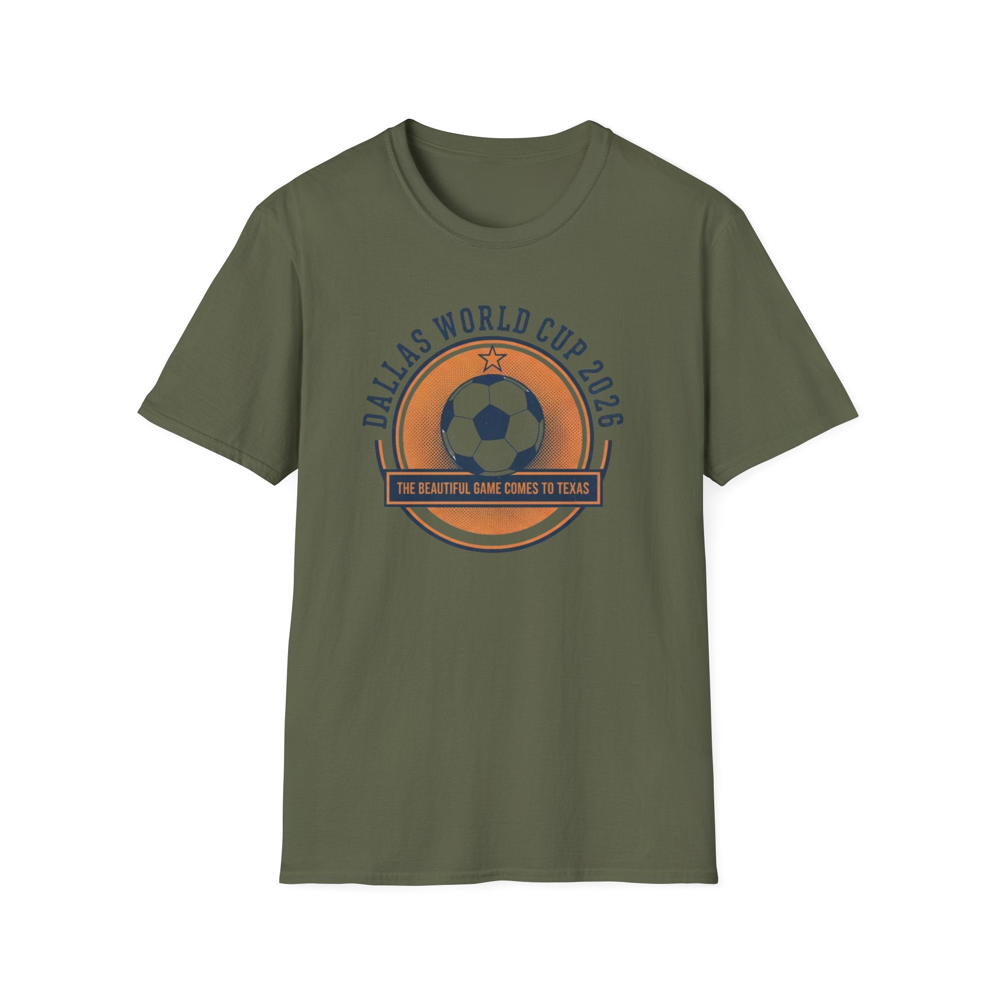 Dallas World Cup 2026 Soccer T-Shirt — "The Beautiful Game Comes to Texas"