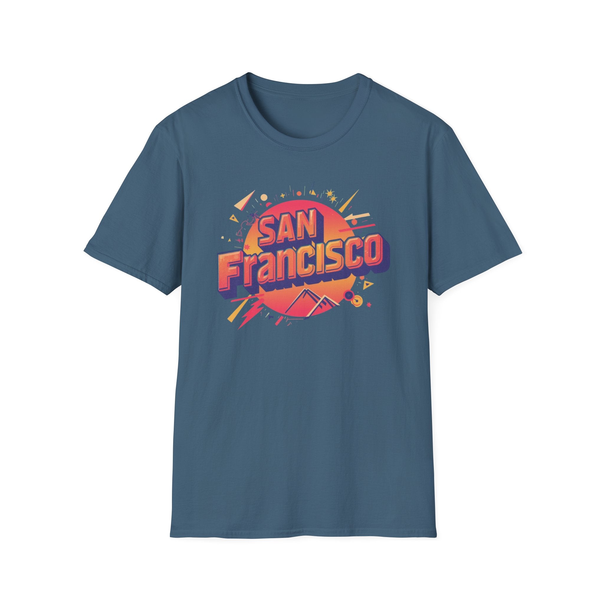 San Francisco Retro Sunset T-Shirt — Vintage City Skyline Tee