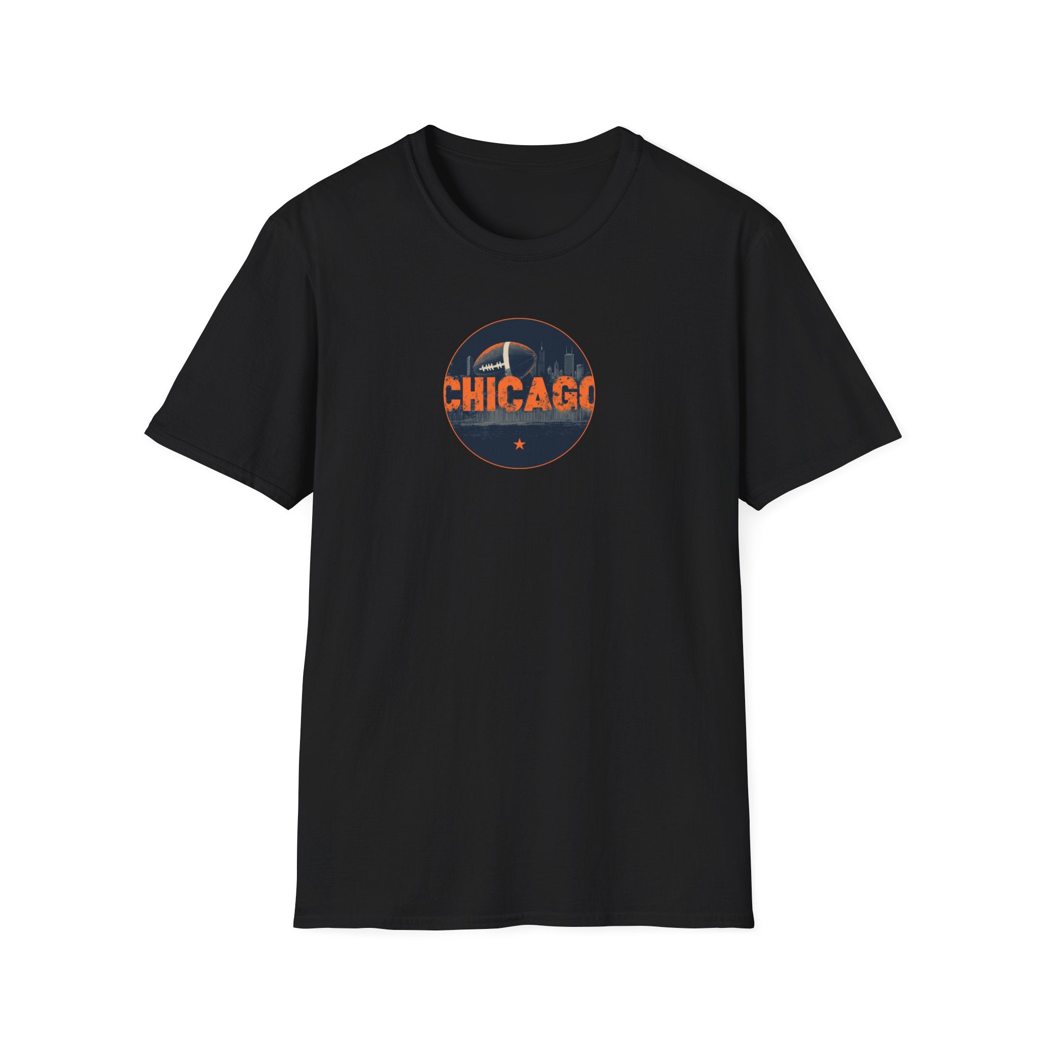 Chicago Skyline Circle t-shirt | Cityscape Retro Chicago Tee