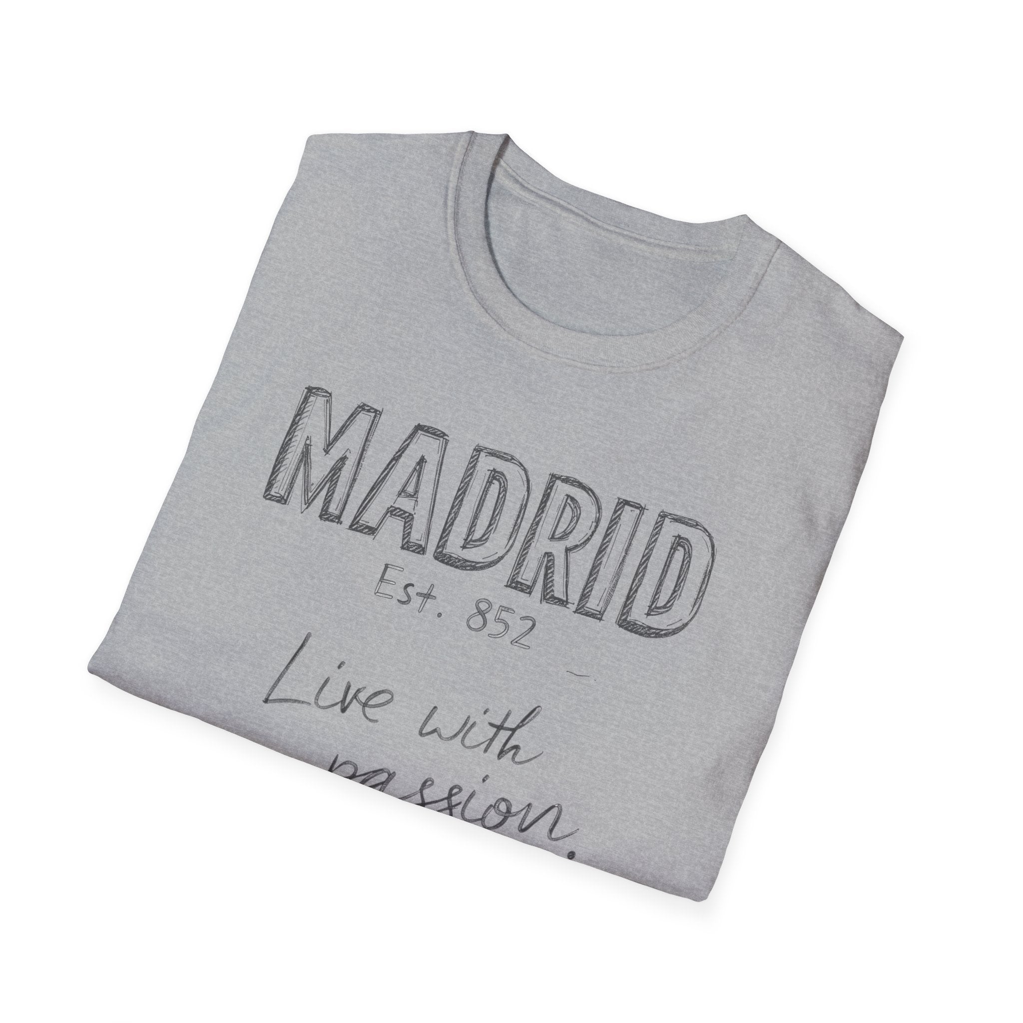 Madrid “Live with Passion” Graphic T‑Shirt