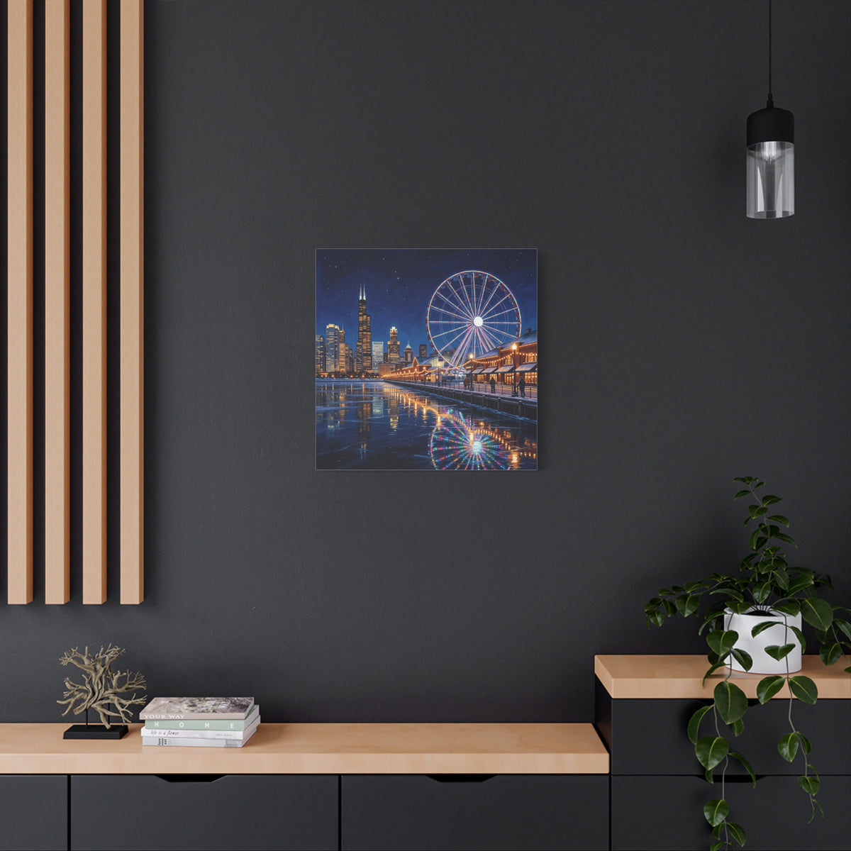 Chicago Navy Pier Ferris Wheel Canvas