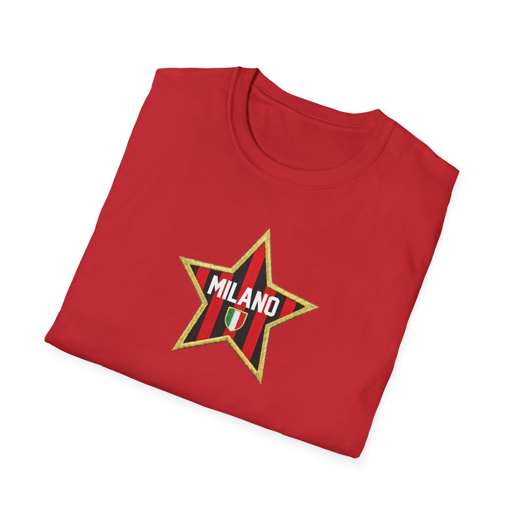 Milano Star Crest T-Shirt | Italian Flag Stripe Icon