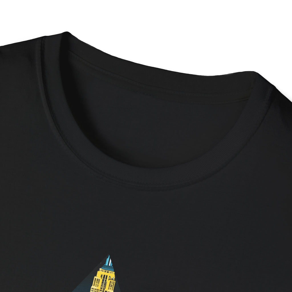 New York City Taxi Triangle T-Shirt | NYC Skyline Graphic Tee