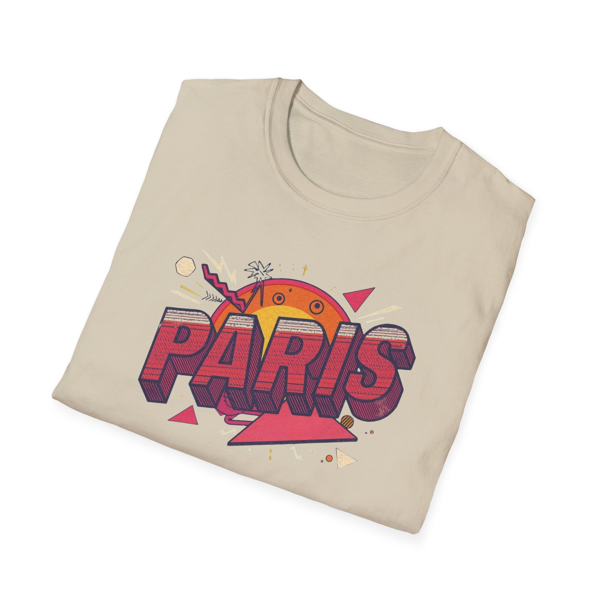 Paris Retro Graphic T-Shirt — Vintage Sunset Travel Tee