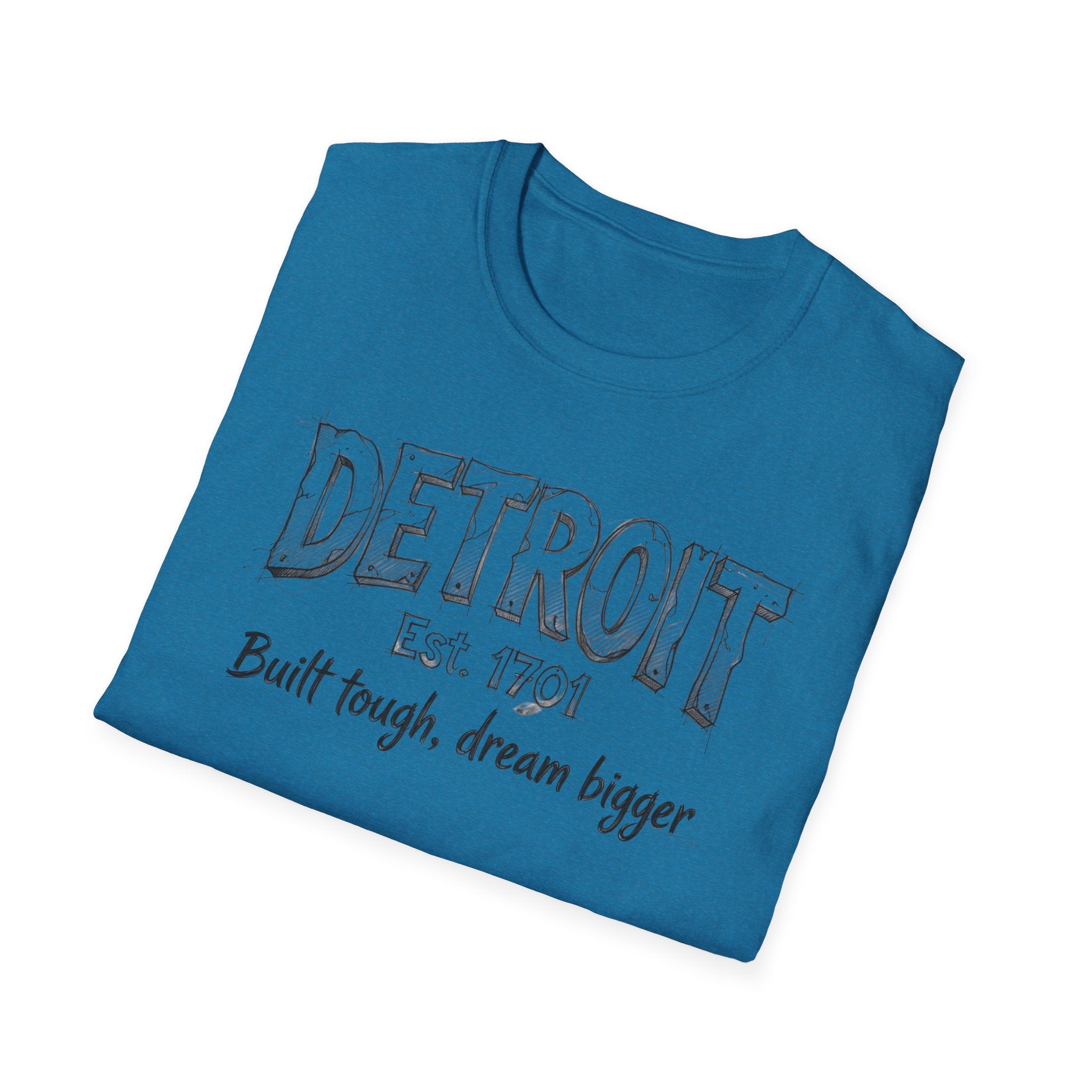 Detroit Built Tough Tee — 'Built tough, dream bigger' City Pride T-Shirt
