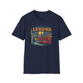 London Vintage Double-Decker Bus T-Shirt | Retro Cityscape Tee