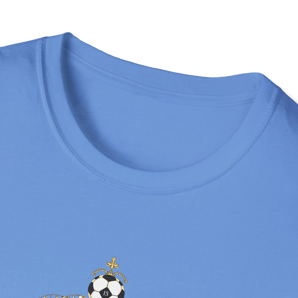 Crown with Soccer Ball Hala Madrid T-Shirt | Football Fan Tee
