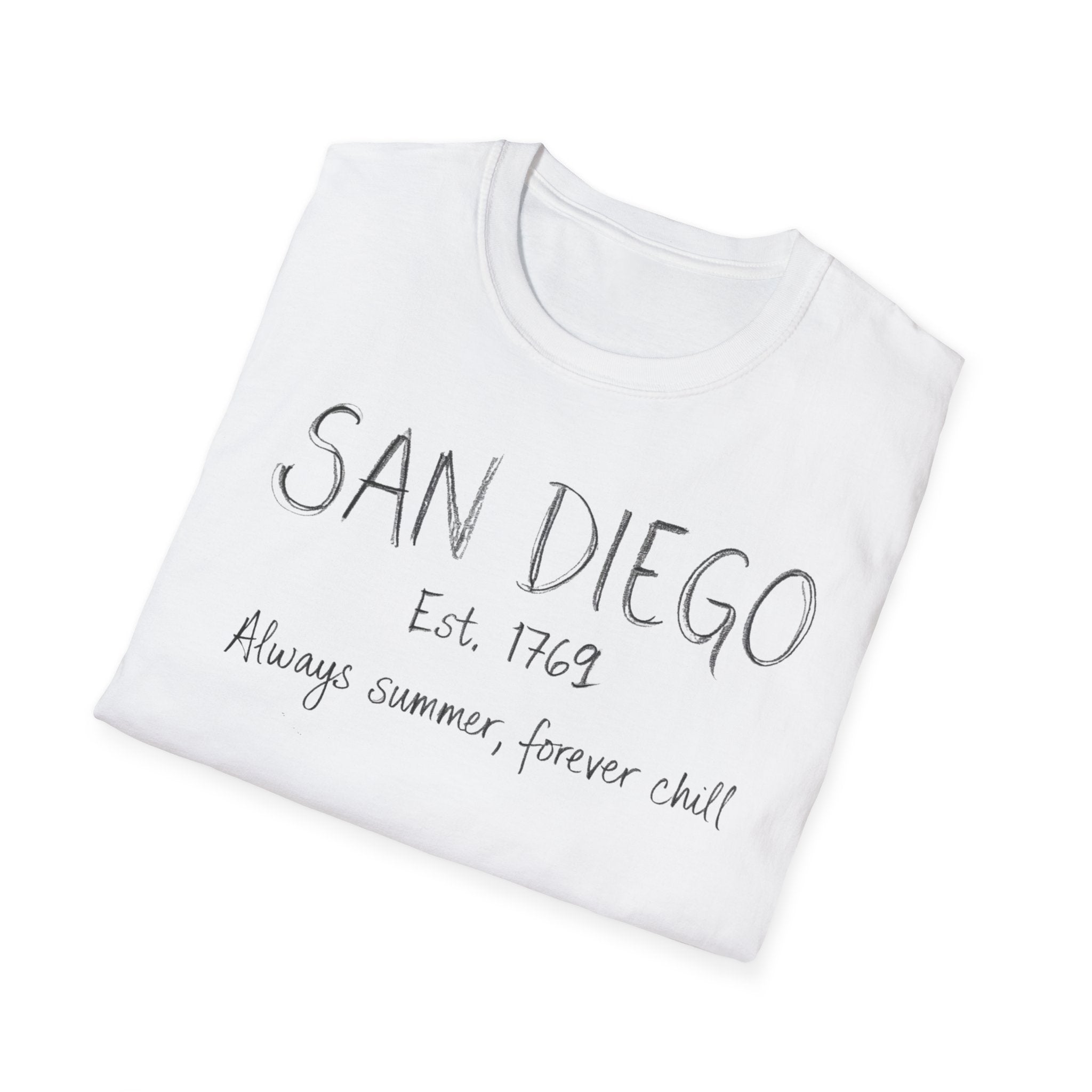 San Diego Est. 1769 "Always Summer, Forever Chill" T-Shirt