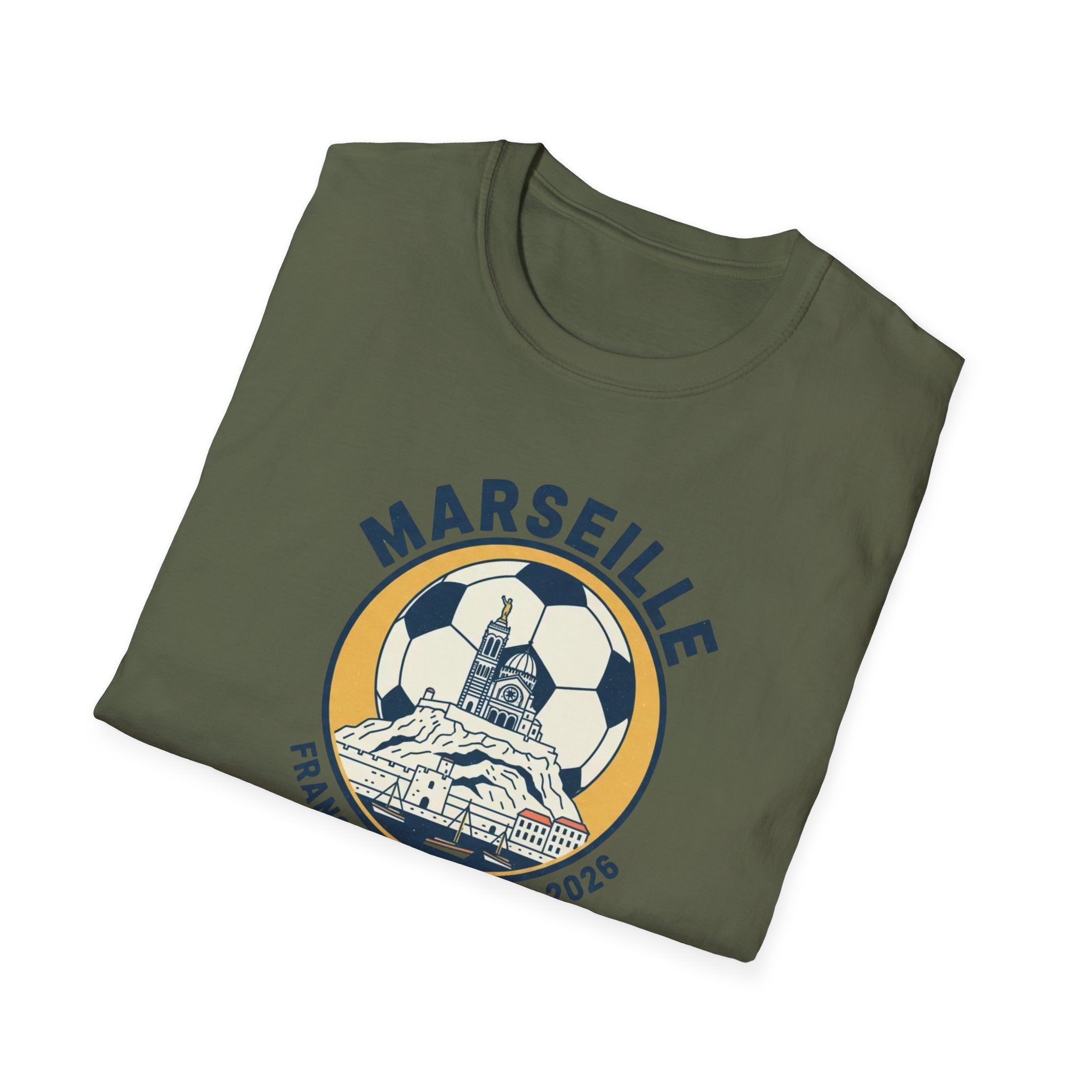 Marseille Soccer T‑Shirt – France World Cup 2026 Stadium Graphic