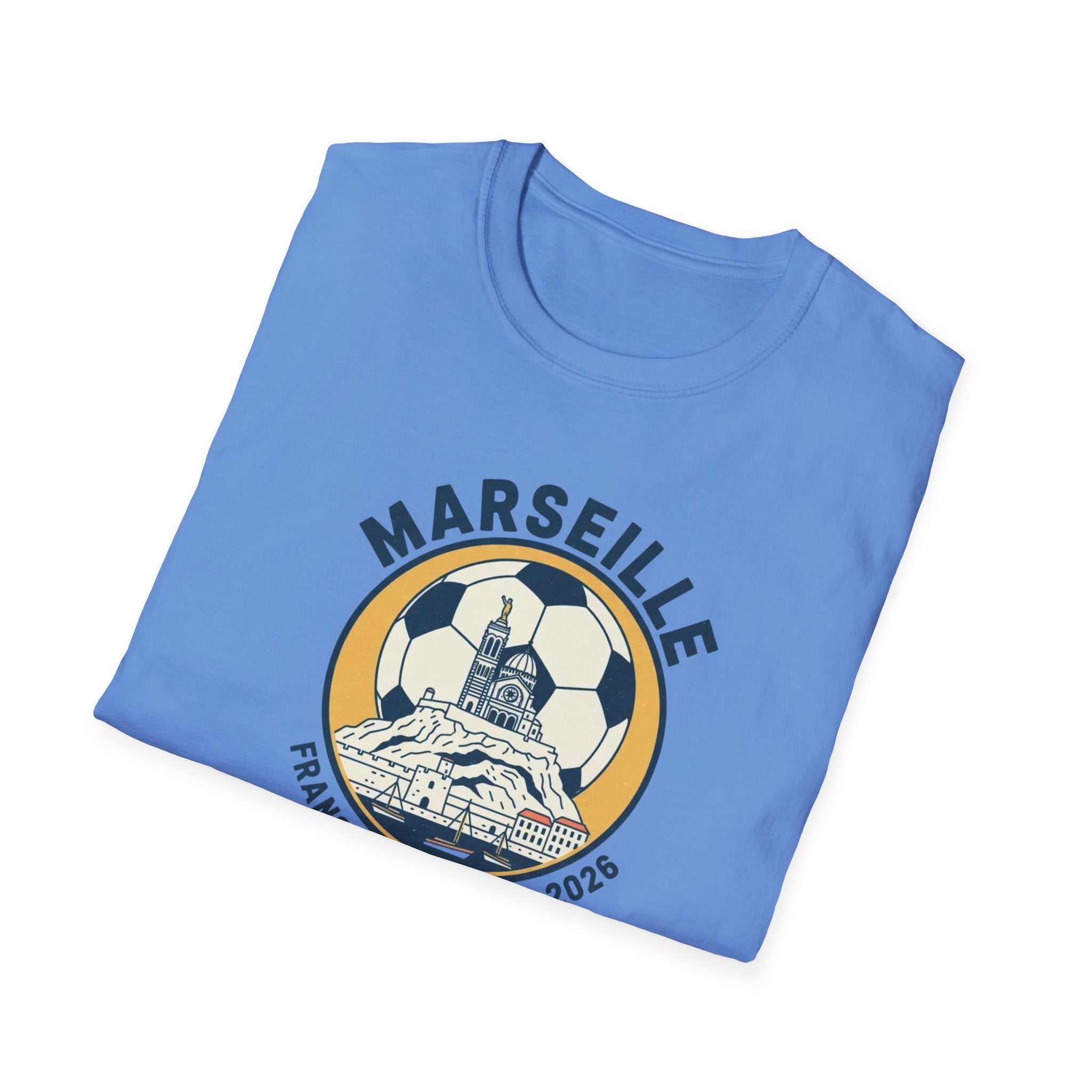 Marseille Soccer T‑Shirt – France World Cup 2026 Stadium Graphic