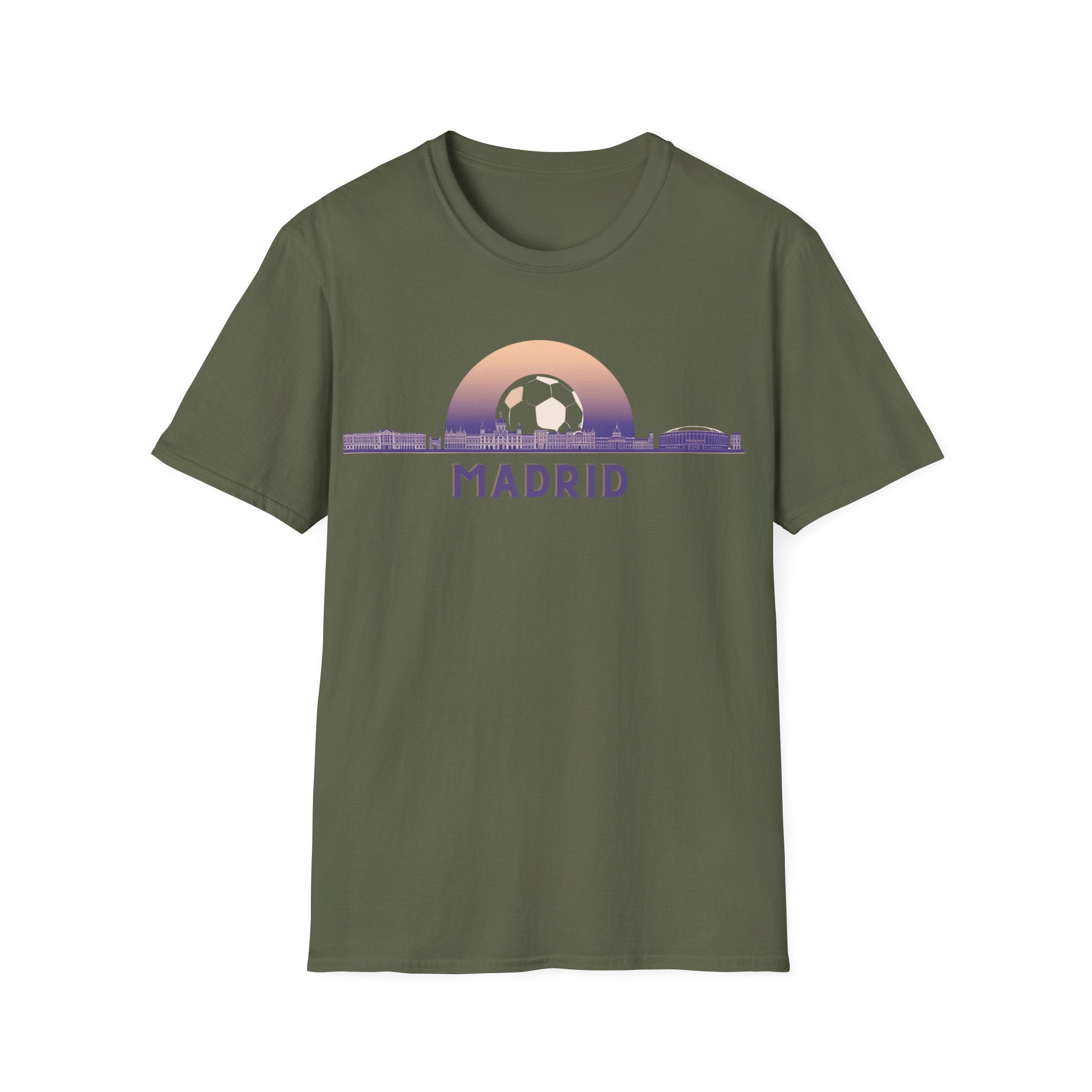 Madrid skyline sunset T-Shirt | Madrid city silhouette tee