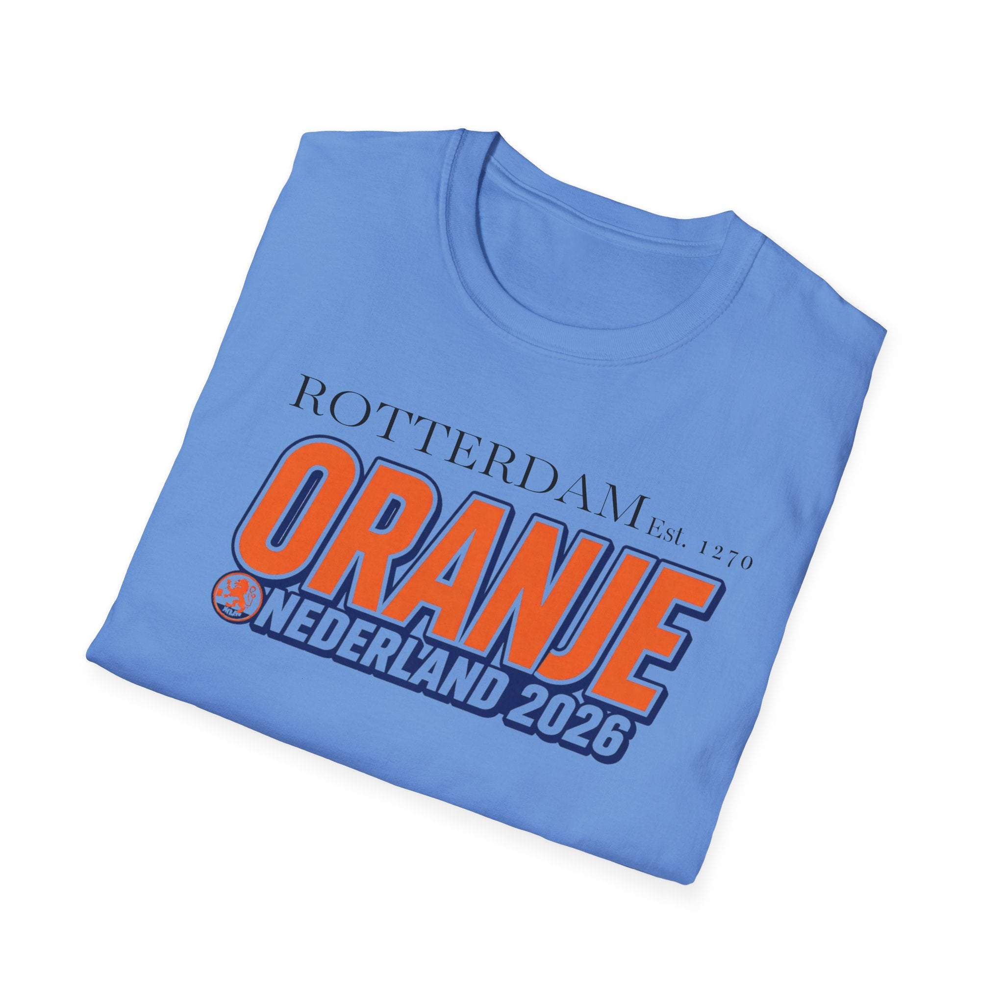Oranje Nederland 2026 T-Shirt — Rotterdam Football Fan Tee
