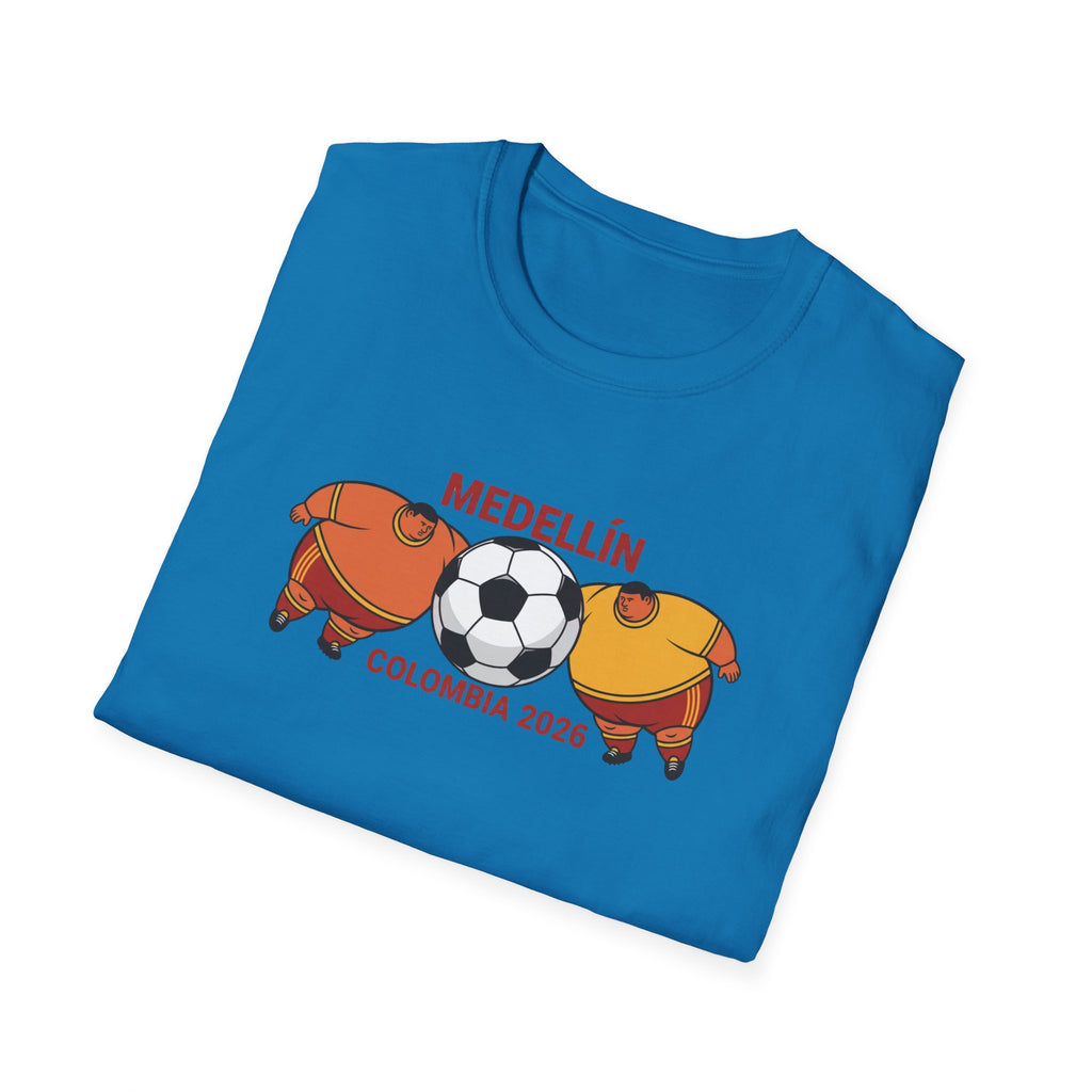 Medellín Colombia 2026 Soccer T-Shirt – Football Dolphins Graphic Tee