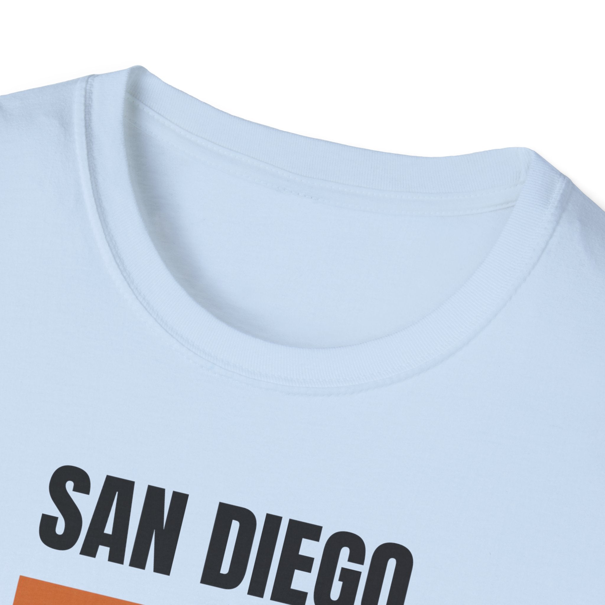 San Diego Retro Stripes T-Shirt | Vintage Sunset City Design