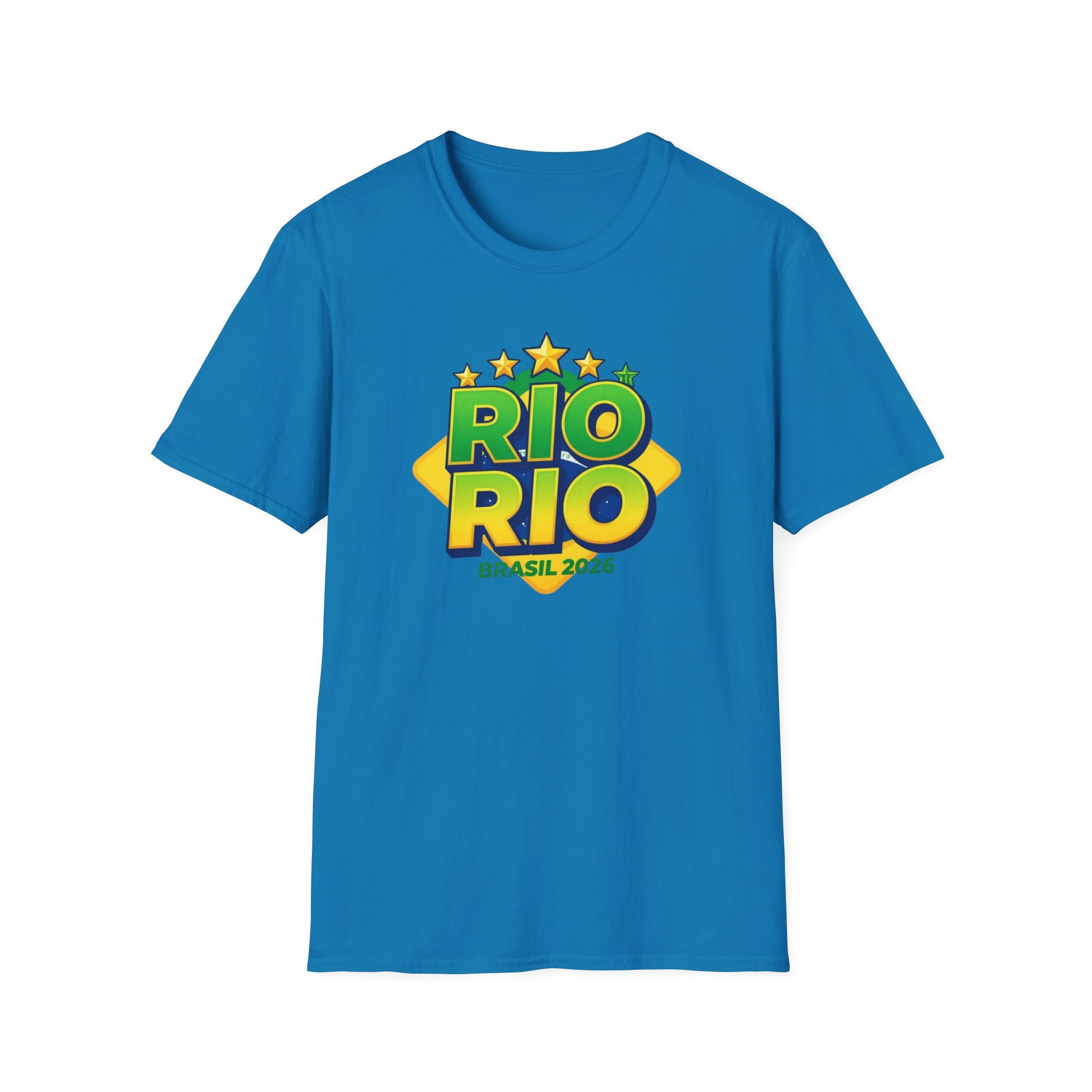 Rio Rio Brasil 2026 T-Shirt — Bright Brazilian Travel Souvenir Tee