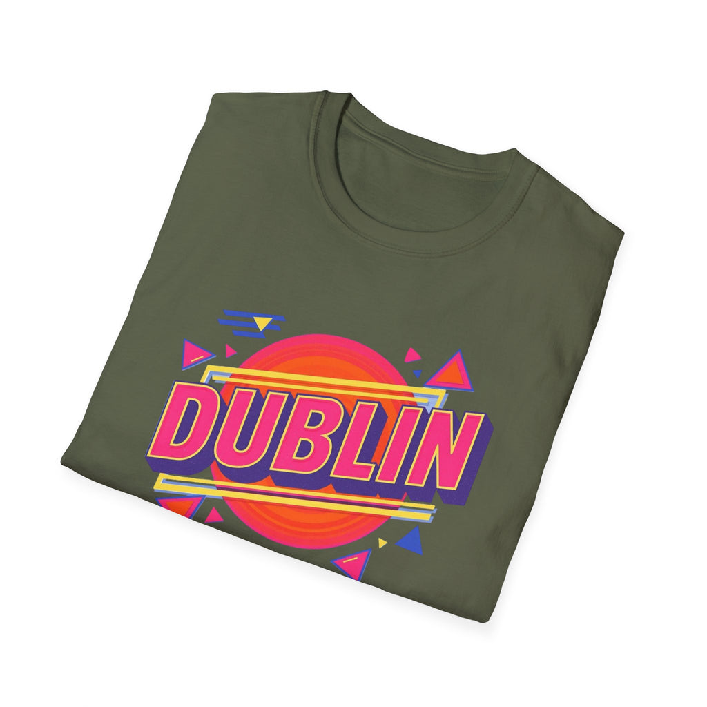 Dublin Retro 3D Unisex Softstyle T-Shirt