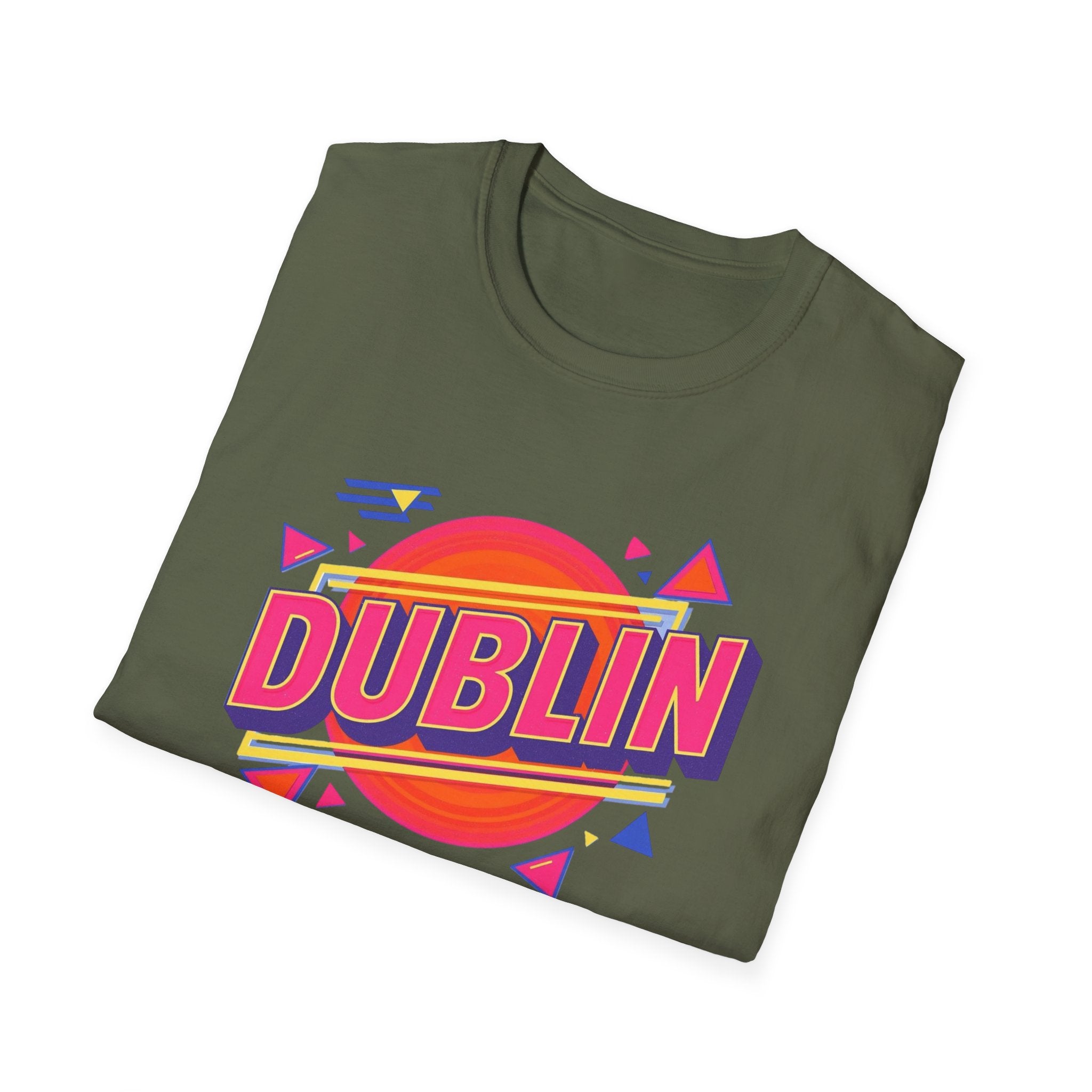 Dublin Retro 3D Unisex Softstyle T-Shirt