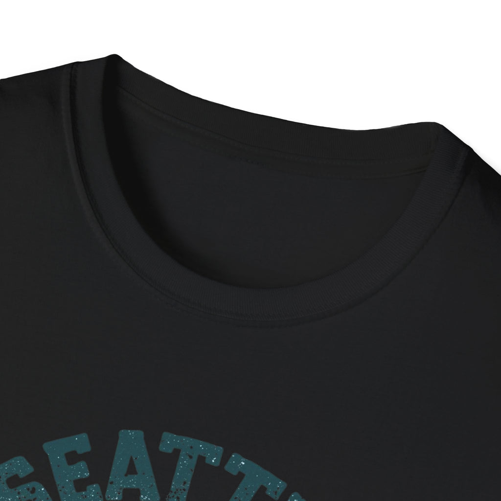 Seattle Vibes T-Shirt — Retro Mountain Sunset Graphic Tee