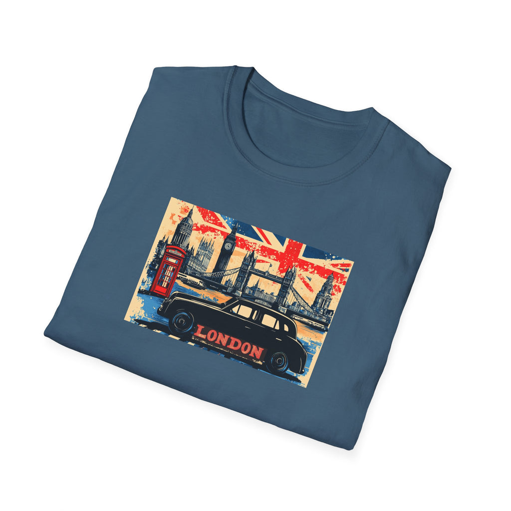 London Skyline Graphic T-Shirt | Union Jack, Tower Bridge, Red Phone Booth