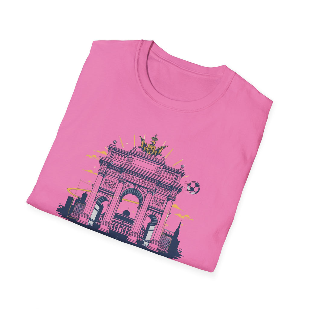 Madrid Arch Illustration T-Shirt | Puerta de Alcalá Landmark Tee