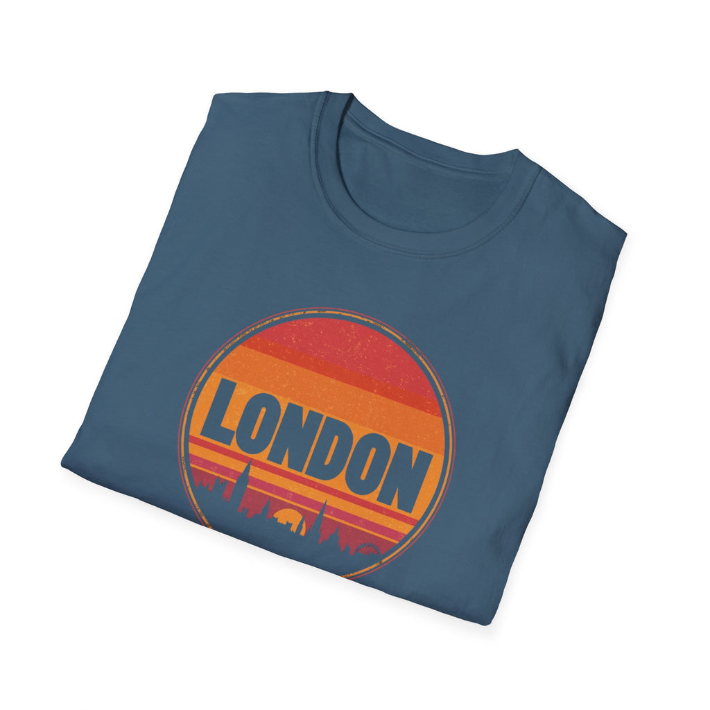 London Sunset T-Shirt — Vintage Skyline Graphic Tee