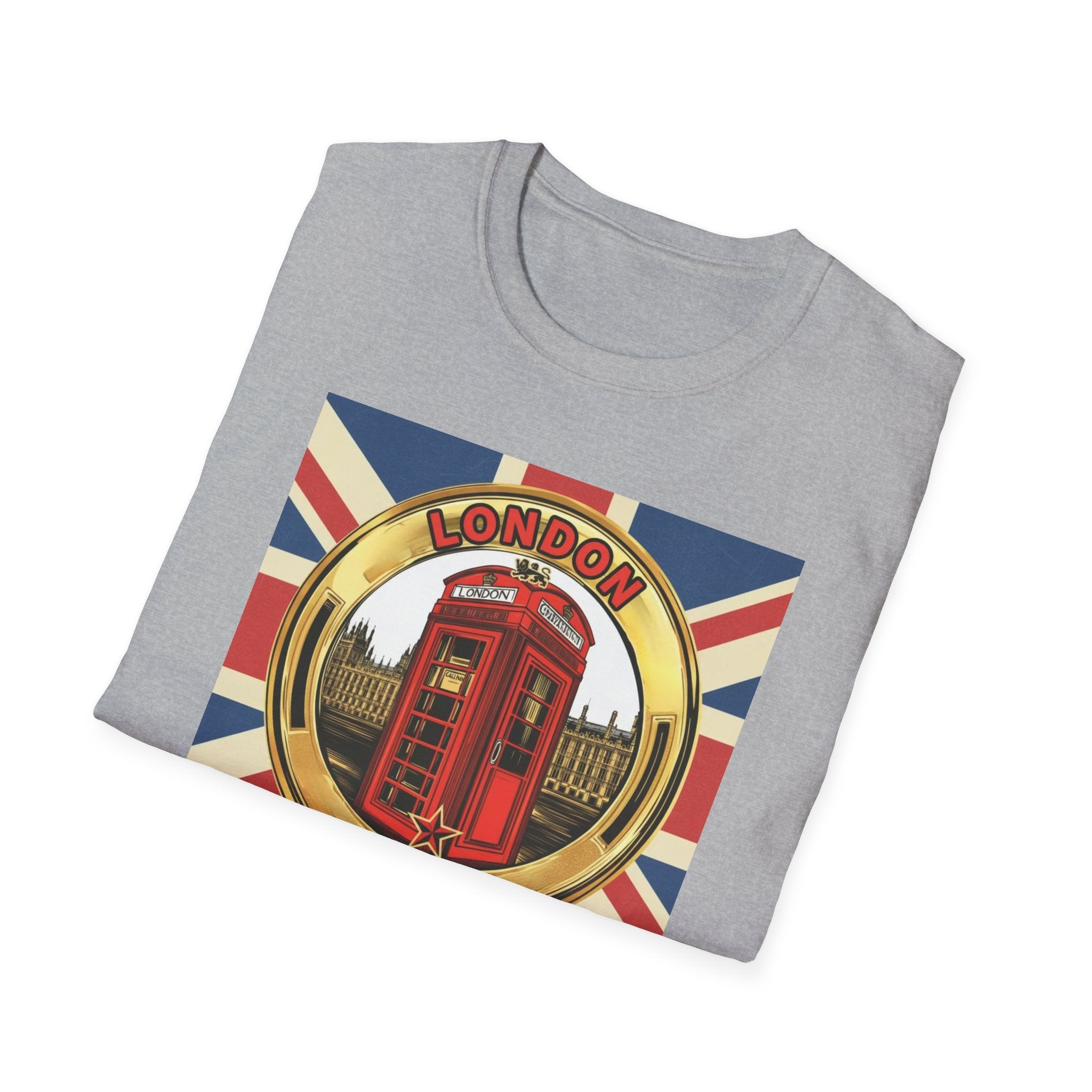 London Phone Booth T-Shirt World Cup 2026 — Vintage Union Jack Travel Supporters Tee