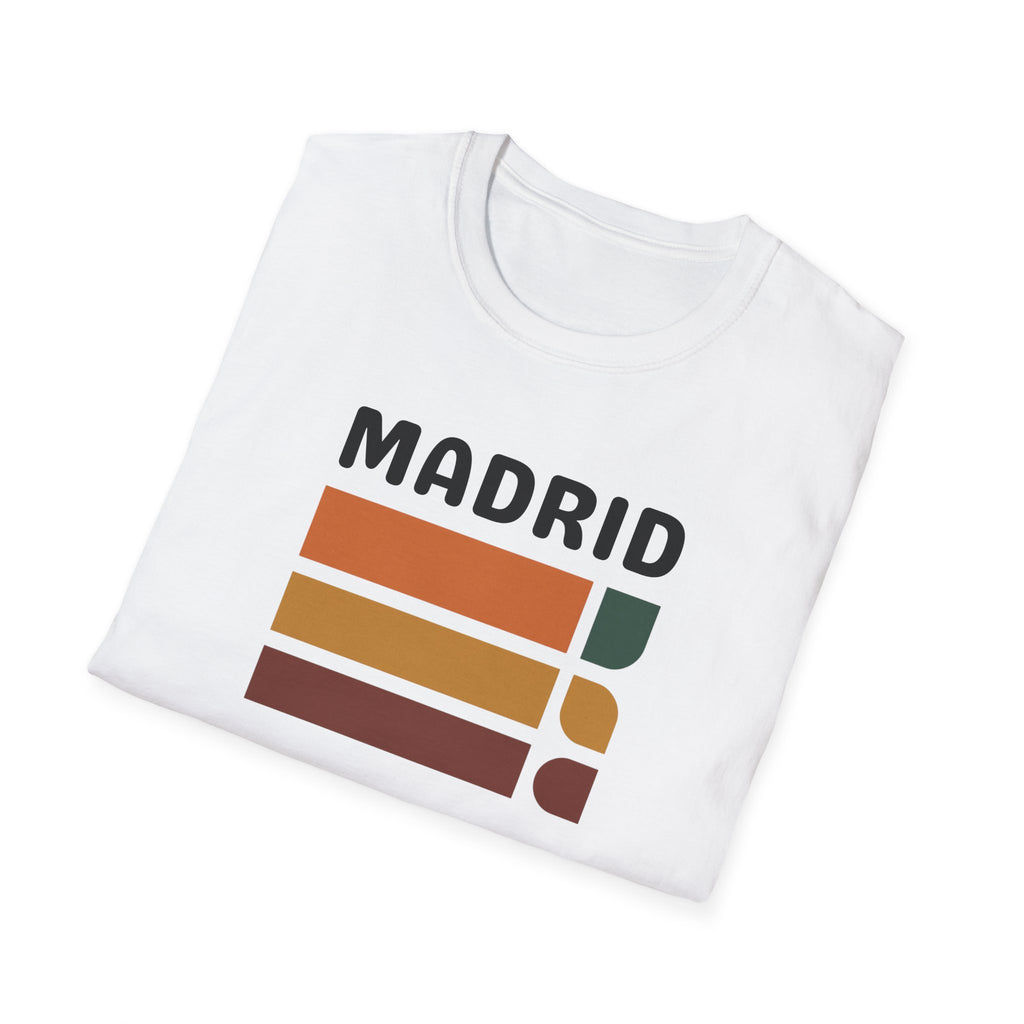 Madrid Retro Stripes T-Shirt | Vintage City Graphic