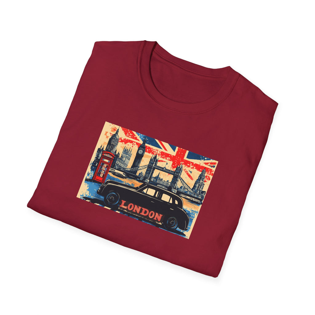 London Skyline Graphic T-Shirt | Union Jack, Tower Bridge, Red Phone Booth