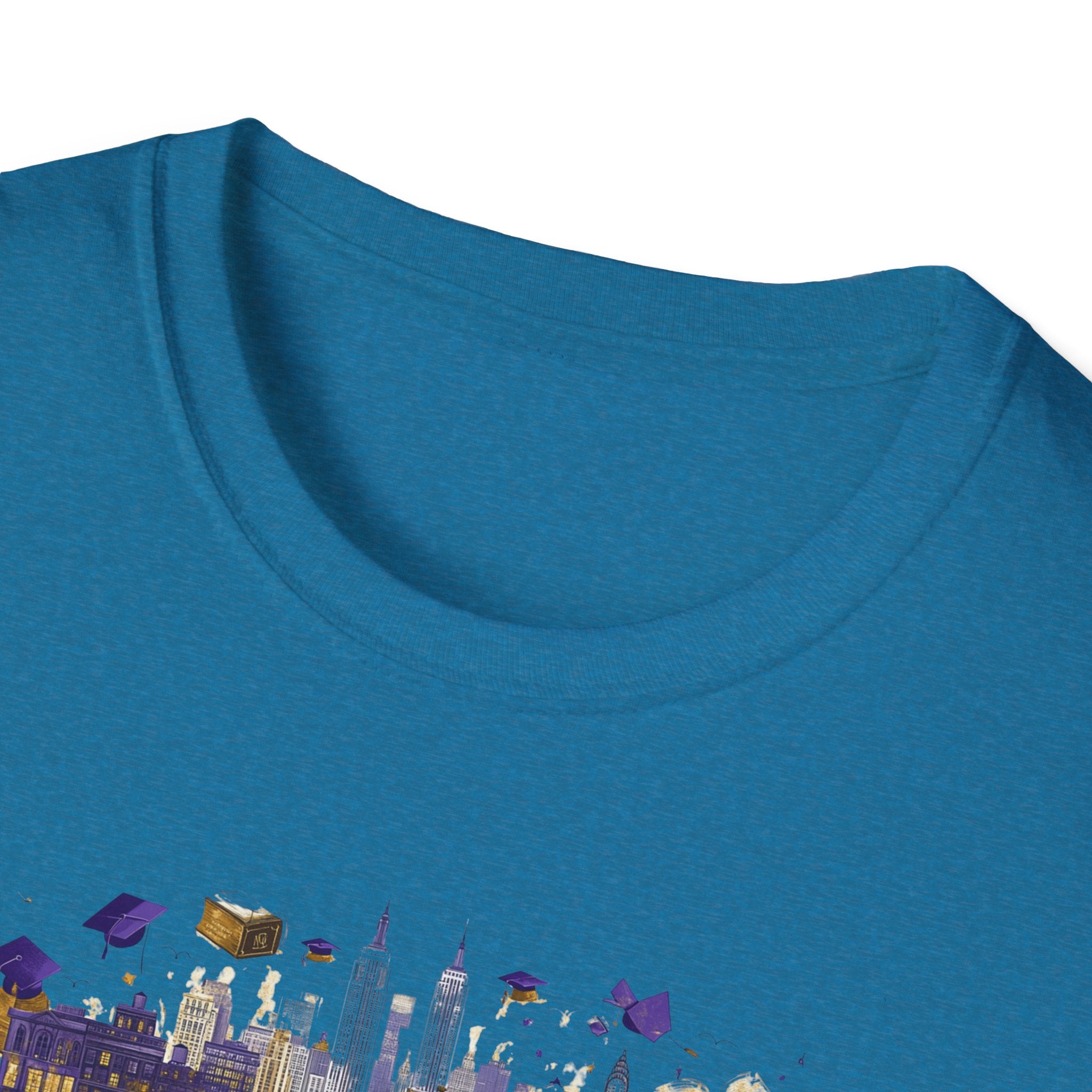New York Skyline Graphic T-Shirt | Cityscape, Statue of Liberty, Urban Landmarks