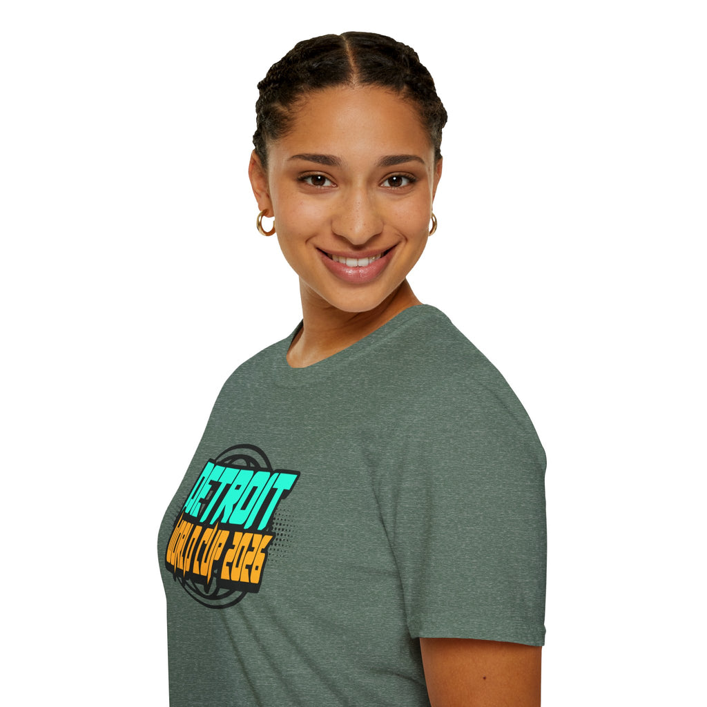Detroit World Cup 2026 T-Shirt — Retro Soccer Graphic Tee