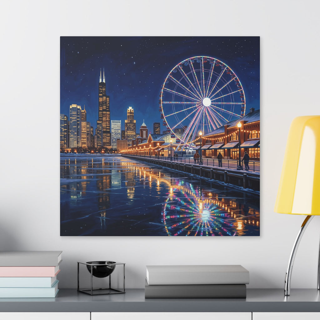 Chicago Navy Pier Ferris Wheel Canvas