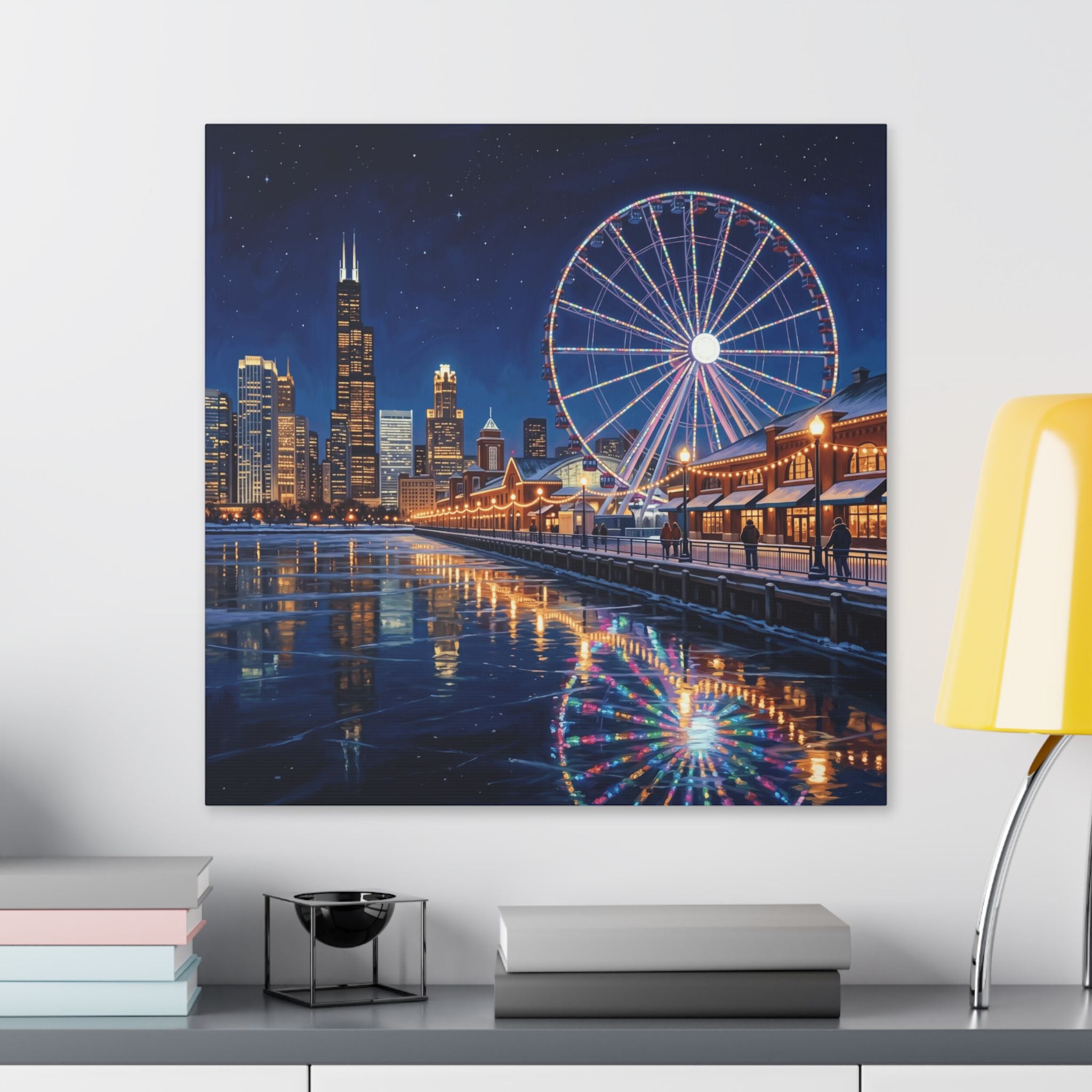 Chicago Navy Pier Ferris Wheel Canvas
