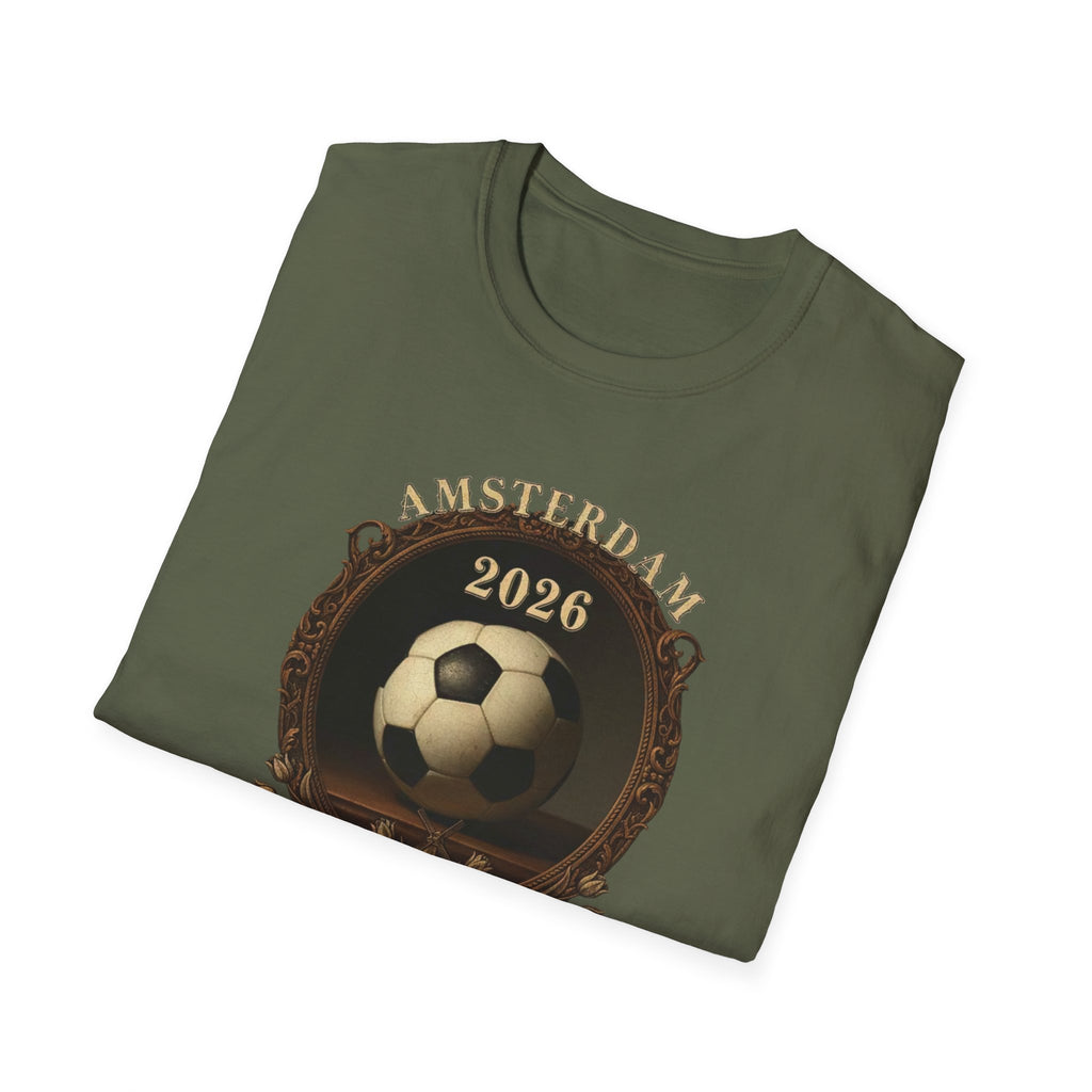 Amsterdam Netherlands 2026 Soccer T-Shirt — Vintage Football Design