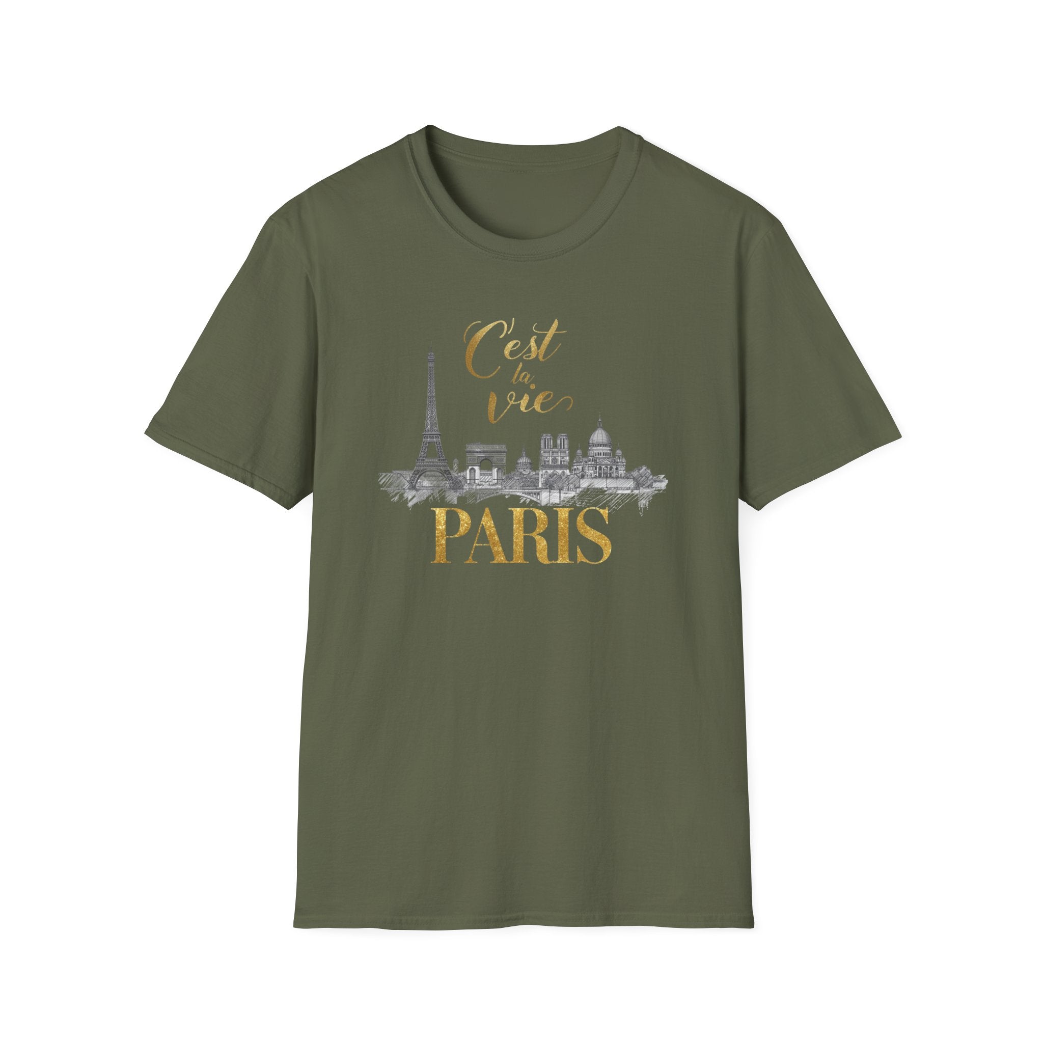 Paris Skyline T-Shirt | C'est la Vie Paris Graphic Tee